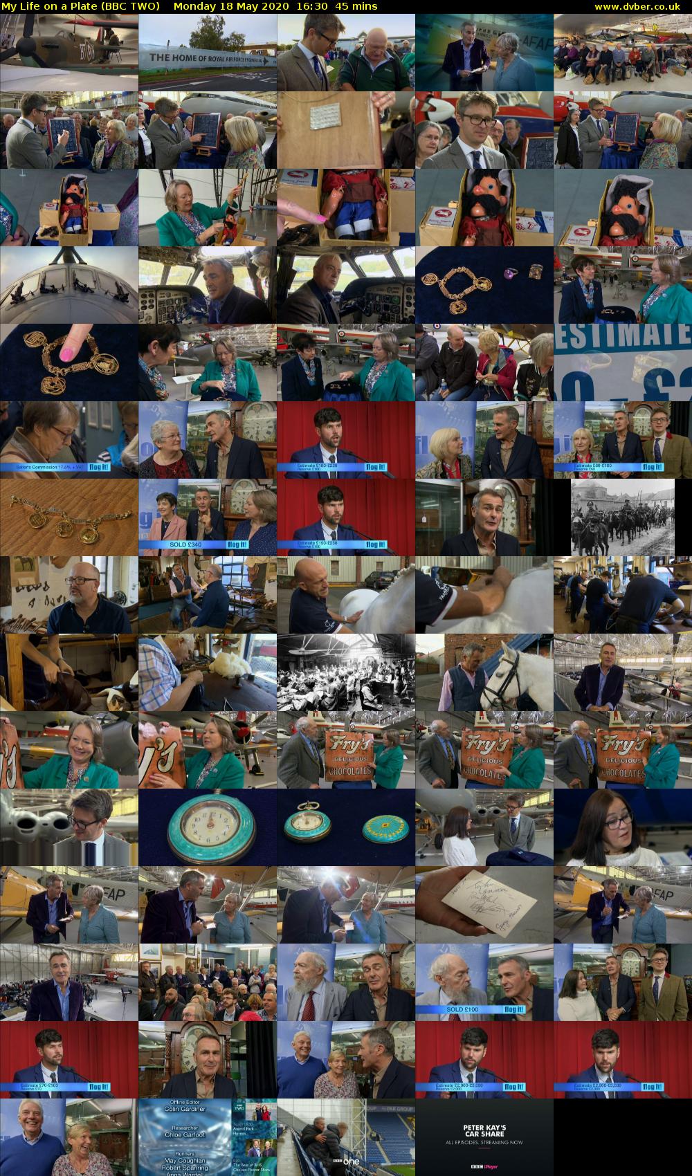 My Life on a Plate (BBC TWO) Monday 18 May 2020 16:30 - 17:15