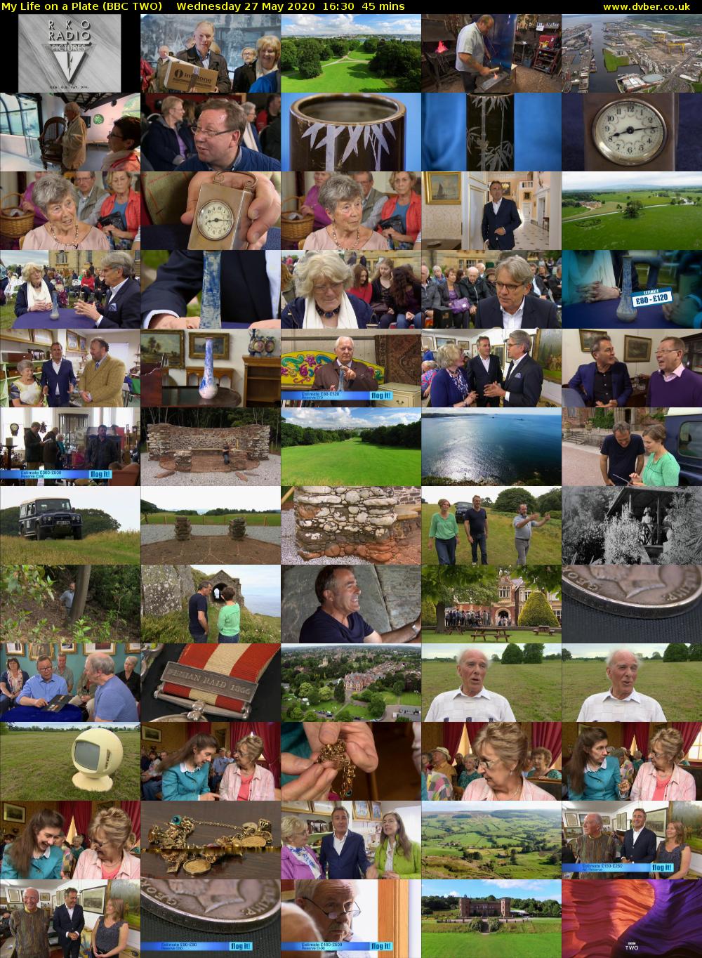 My Life on a Plate (BBC TWO) Wednesday 27 May 2020 16:30 - 17:15