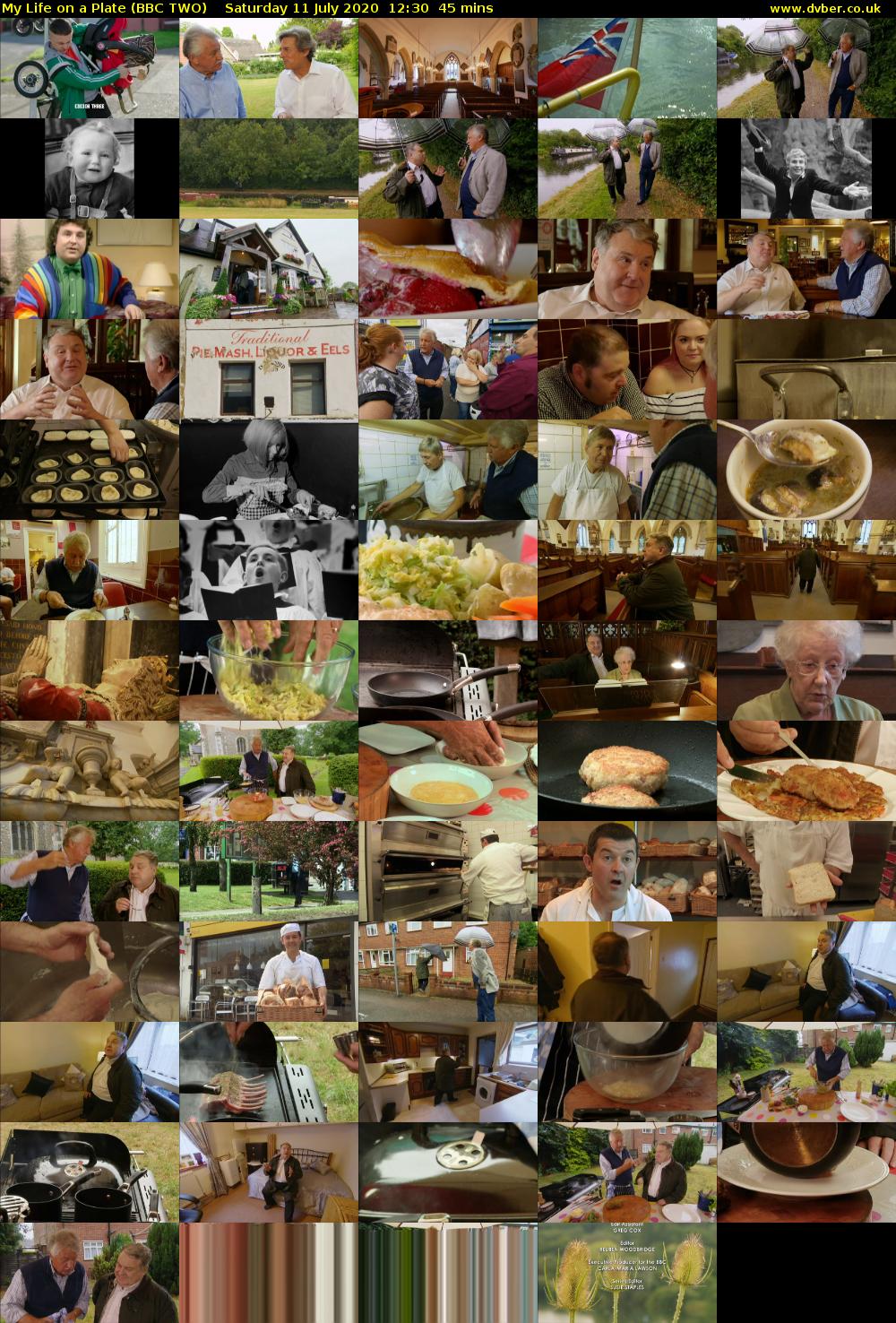 My Life on a Plate (BBC TWO) Saturday 11 July 2020 12:30 - 13:15