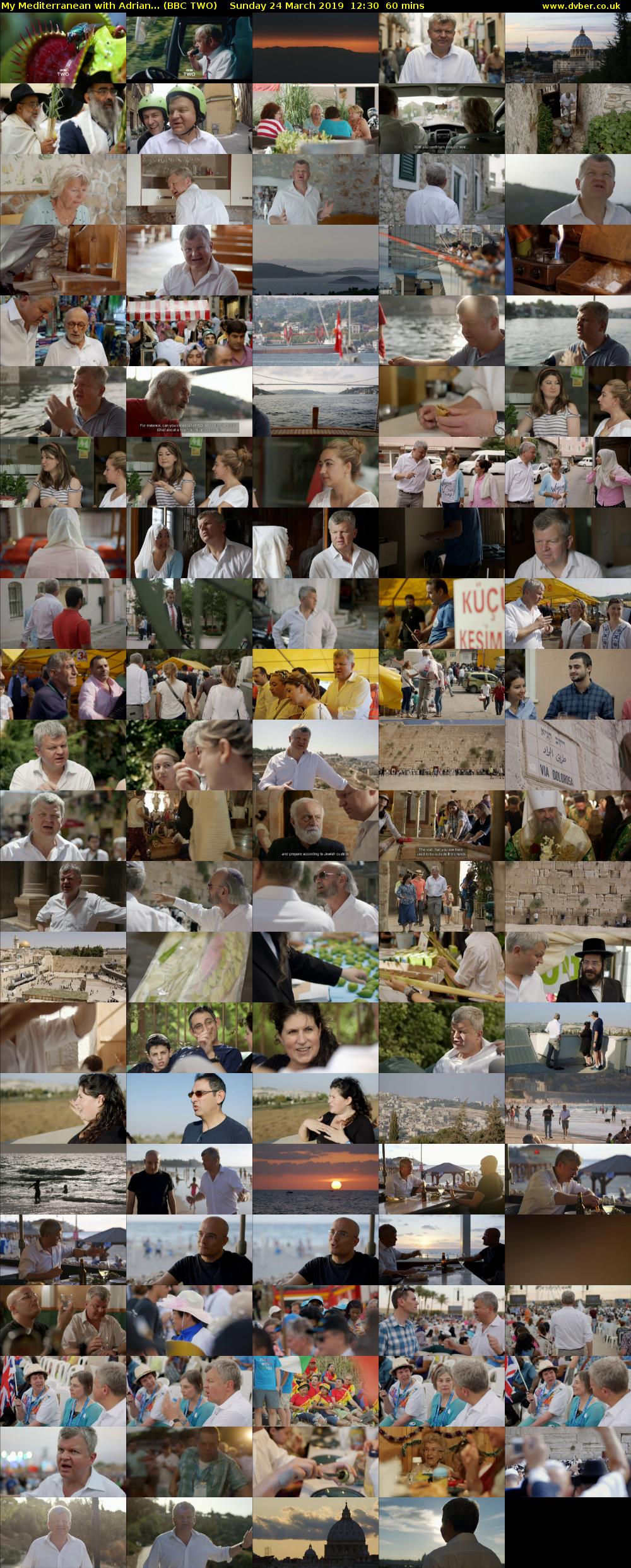 My Mediterranean with Adrian... (BBC TWO) Sunday 24 March 2019 12:30 - 13:30