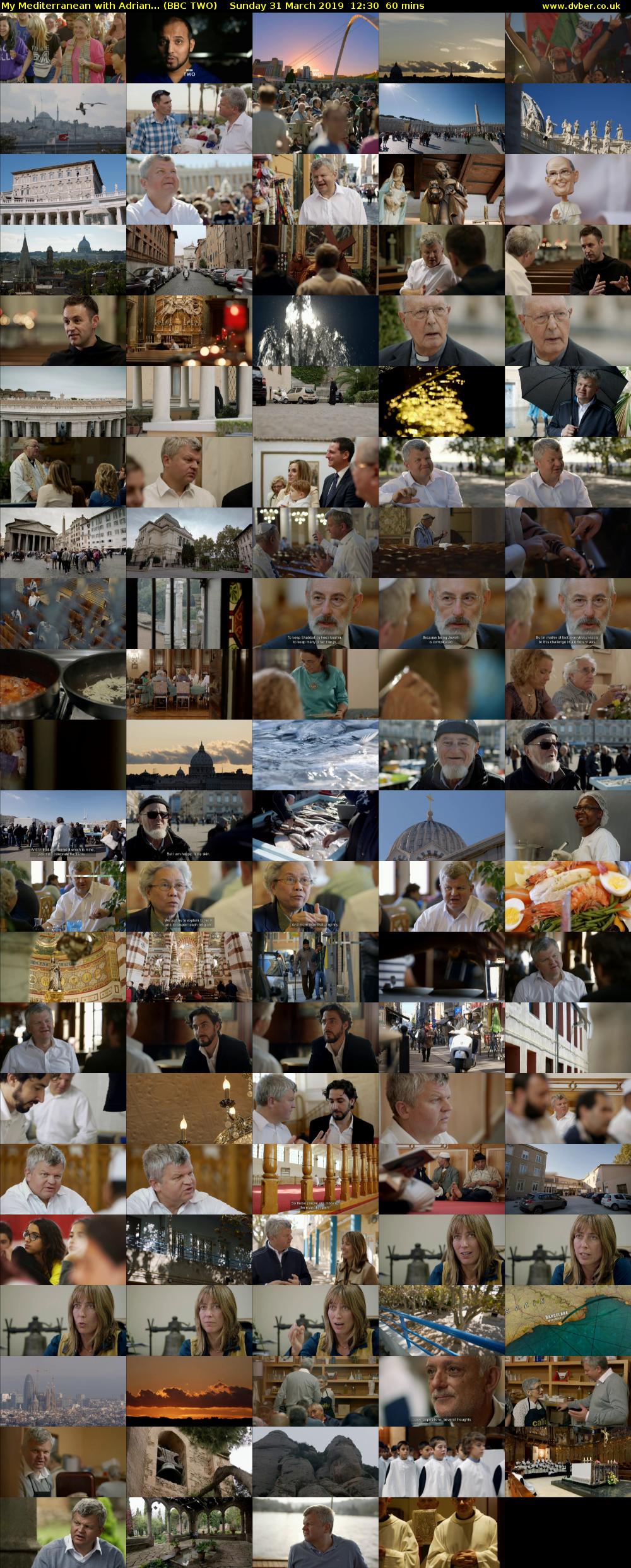 My Mediterranean with Adrian... (BBC TWO) Sunday 31 March 2019 12:30 - 13:30