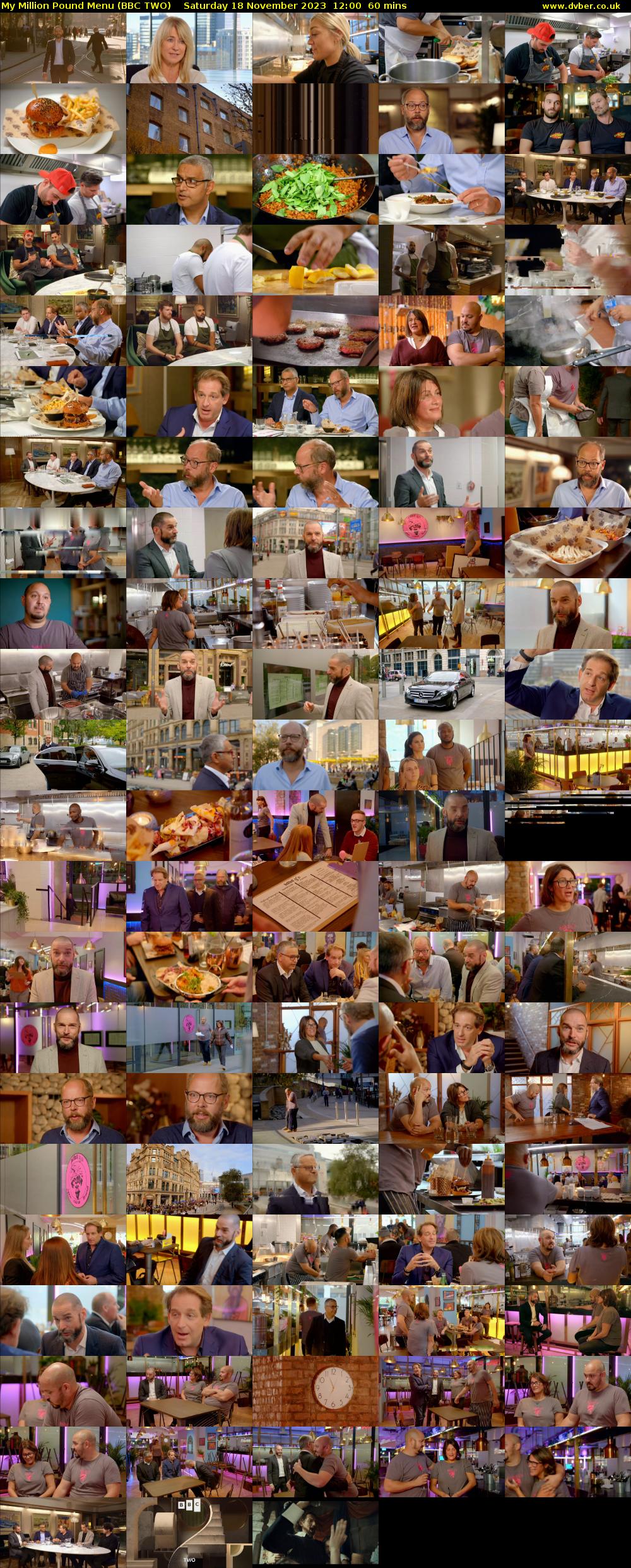 My Million Pound Menu (BBC TWO) Saturday 18 November 2023 12:00 - 13:00