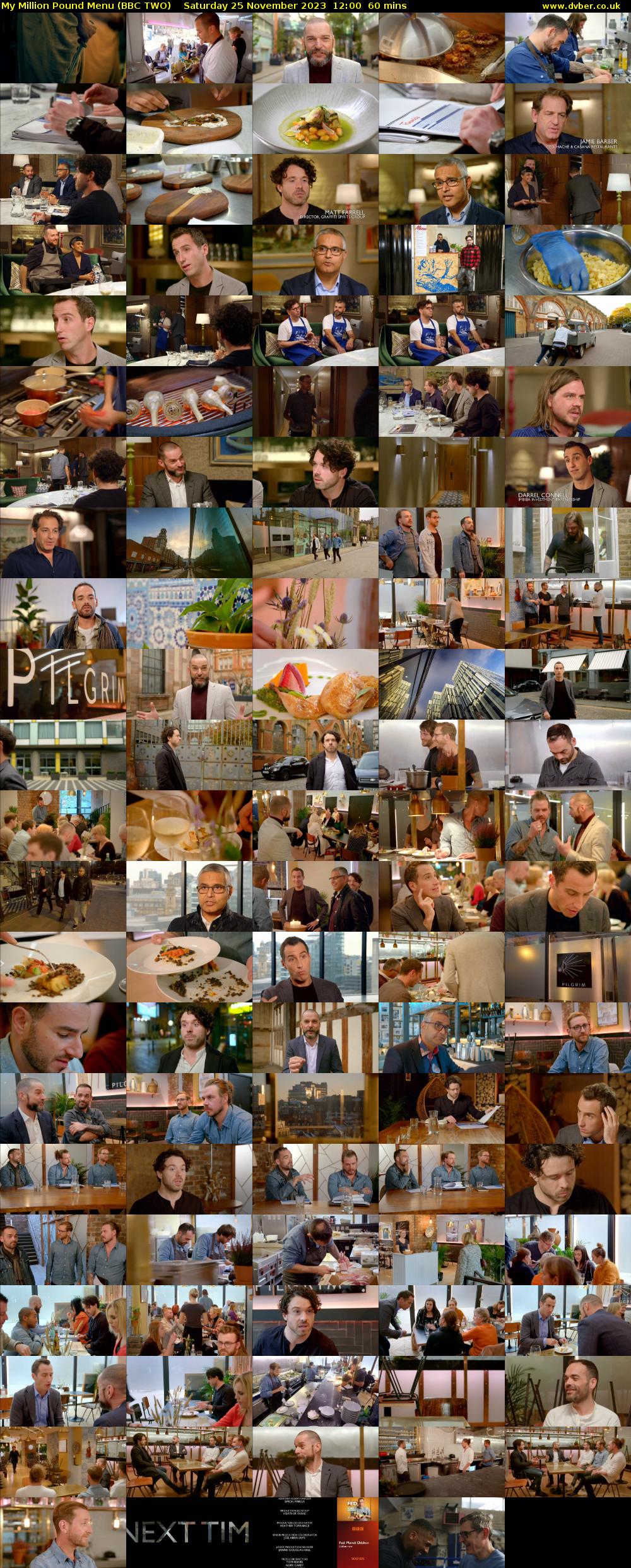My Million Pound Menu (BBC TWO) Saturday 25 November 2023 12:00 - 13:00
