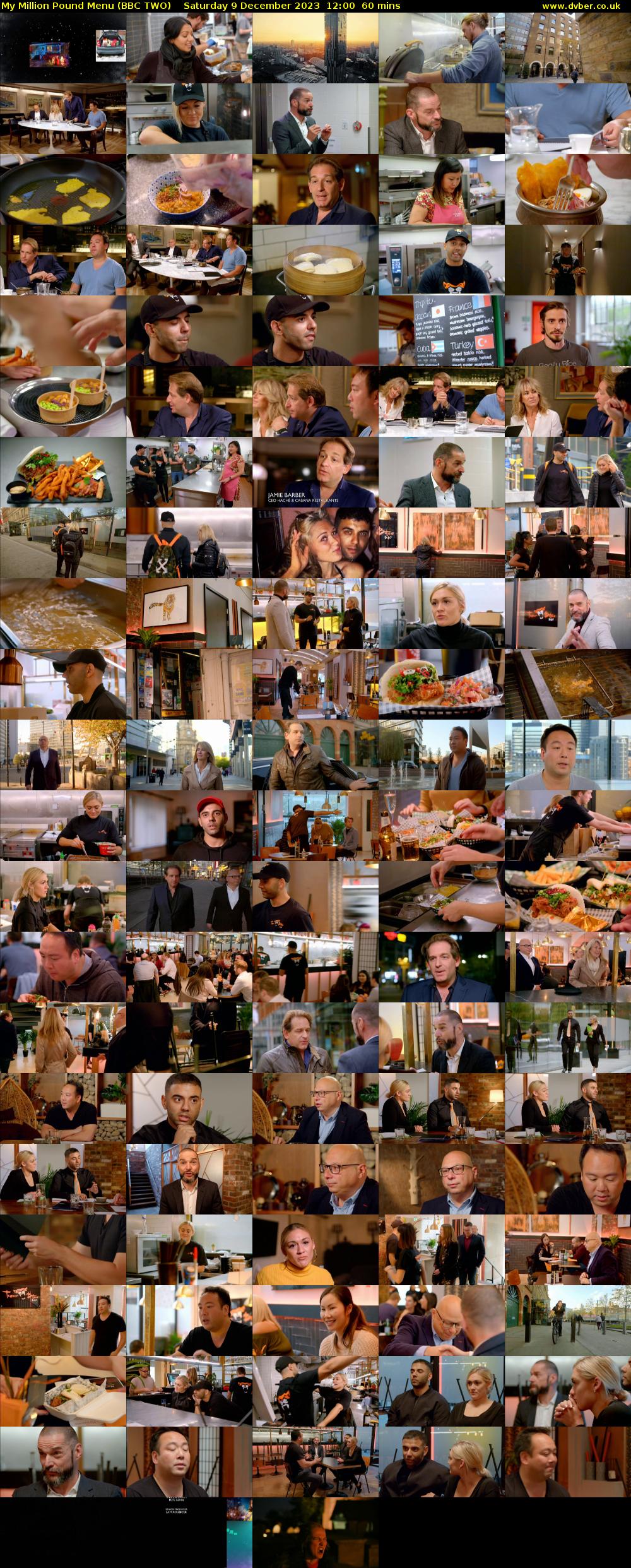 My Million Pound Menu (BBC TWO) Saturday 9 December 2023 12:00 - 13:00