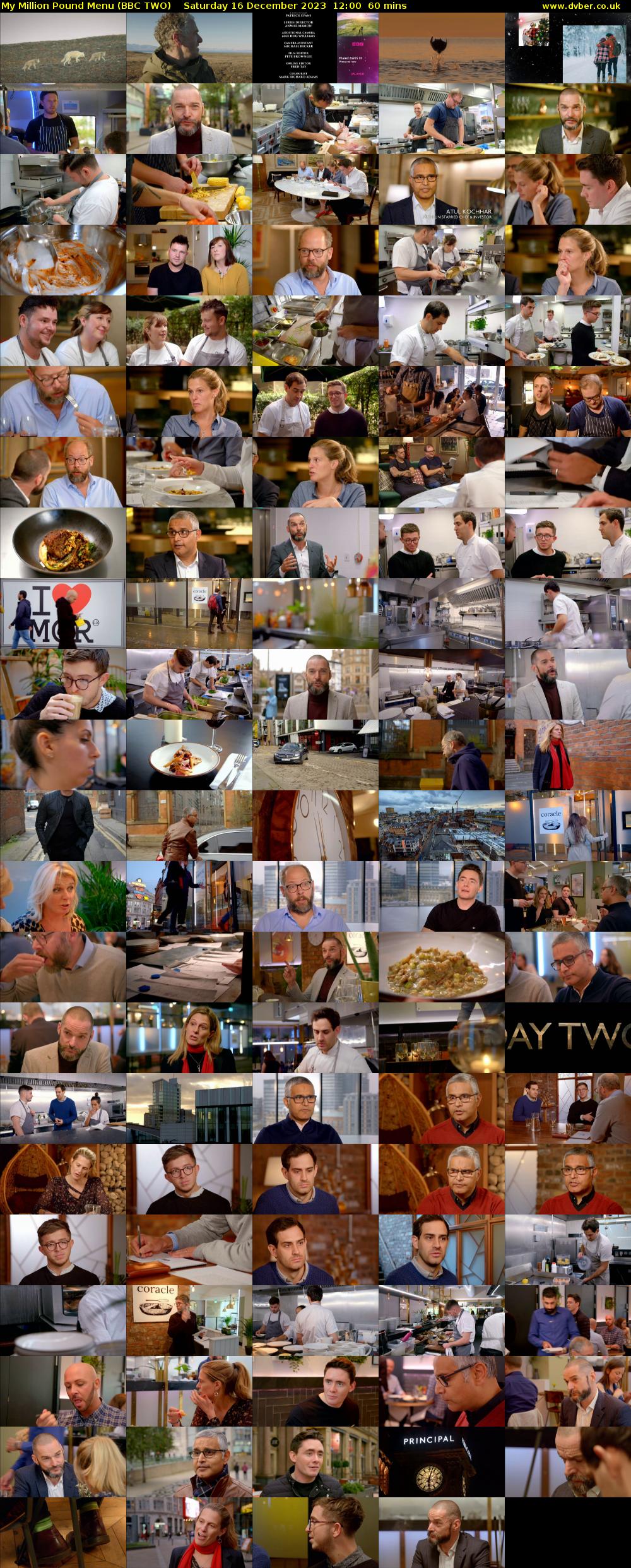 My Million Pound Menu (BBC TWO) Saturday 16 December 2023 12:00 - 13:00