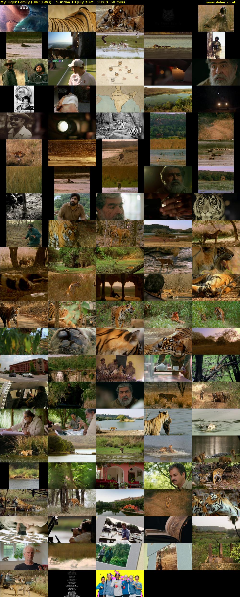 My Tiger Family (BBC TWO) Sunday 13 July 2025 18:00 - 19:00