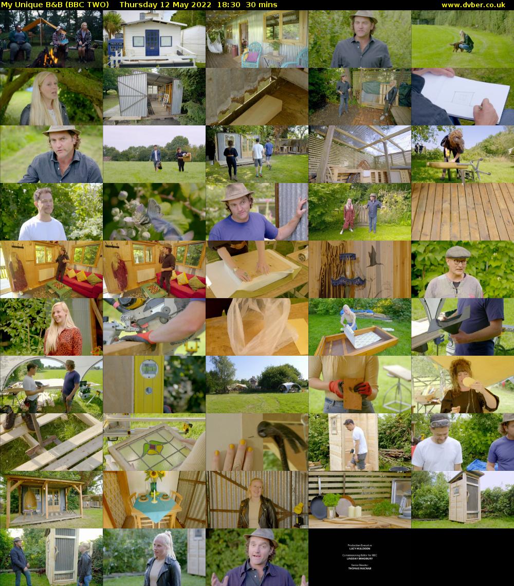 My Unique B&B (BBC TWO) Thursday 12 May 2022 18:30 - 19:00