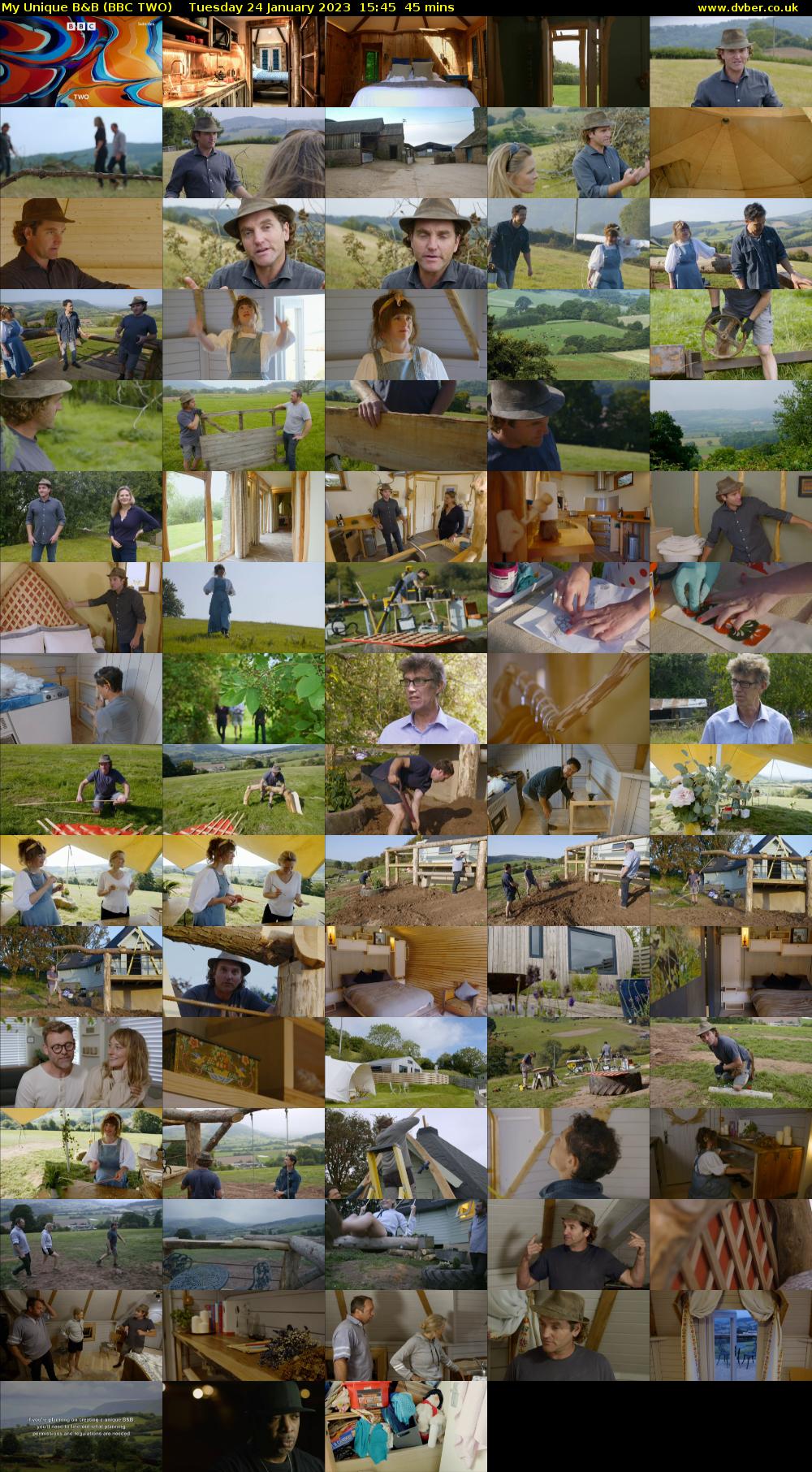 My Unique B&B (BBC TWO) Tuesday 24 January 2023 15:45 - 16:30