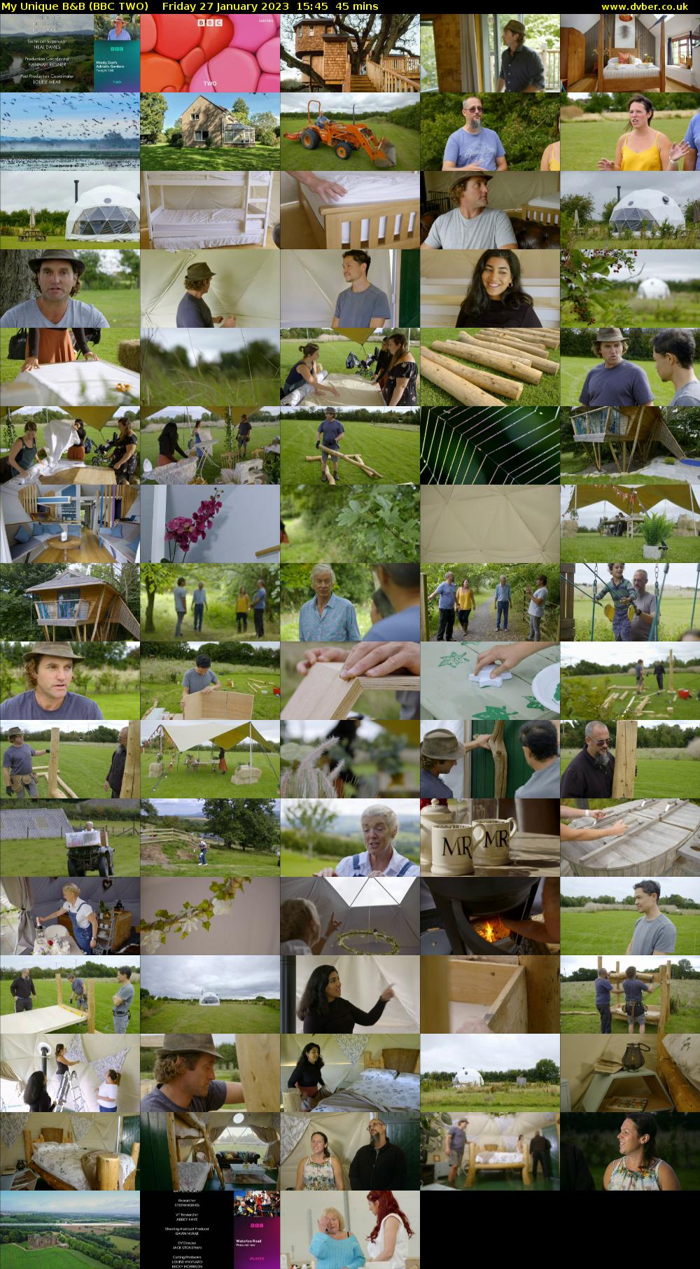 My Unique B&B (BBC TWO) Friday 27 January 2023 15:45 - 16:30