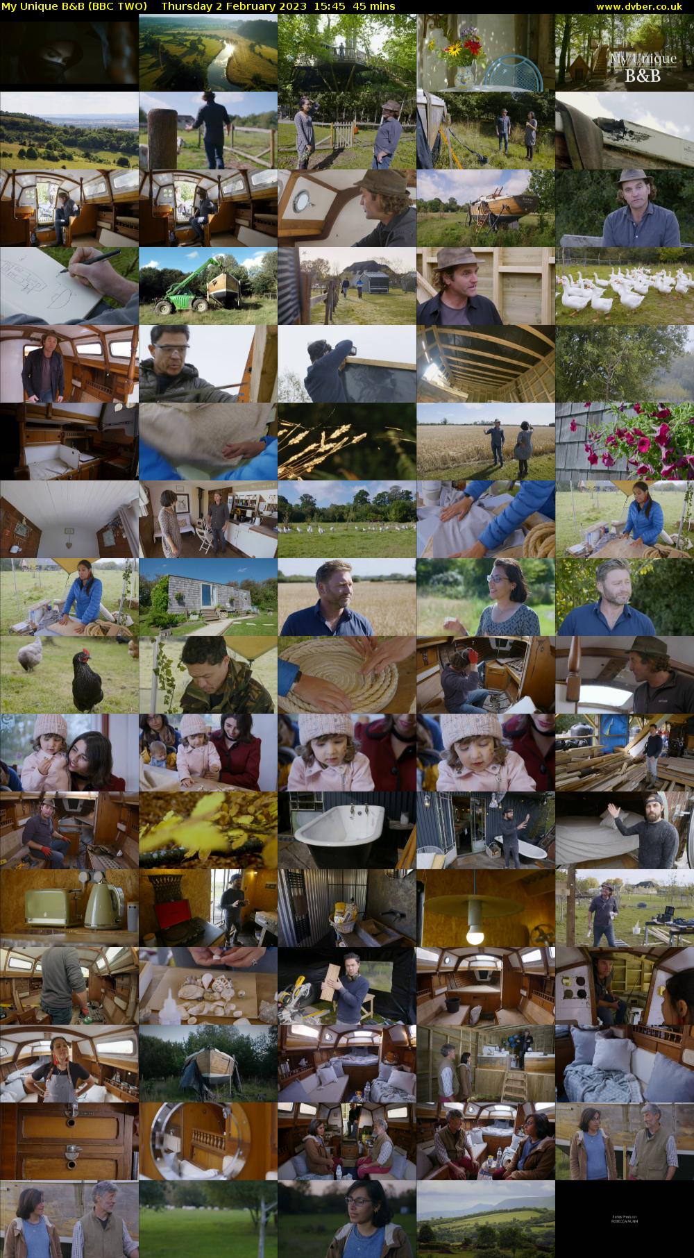 My Unique B&B (BBC TWO) Thursday 2 February 2023 15:45 - 16:30
