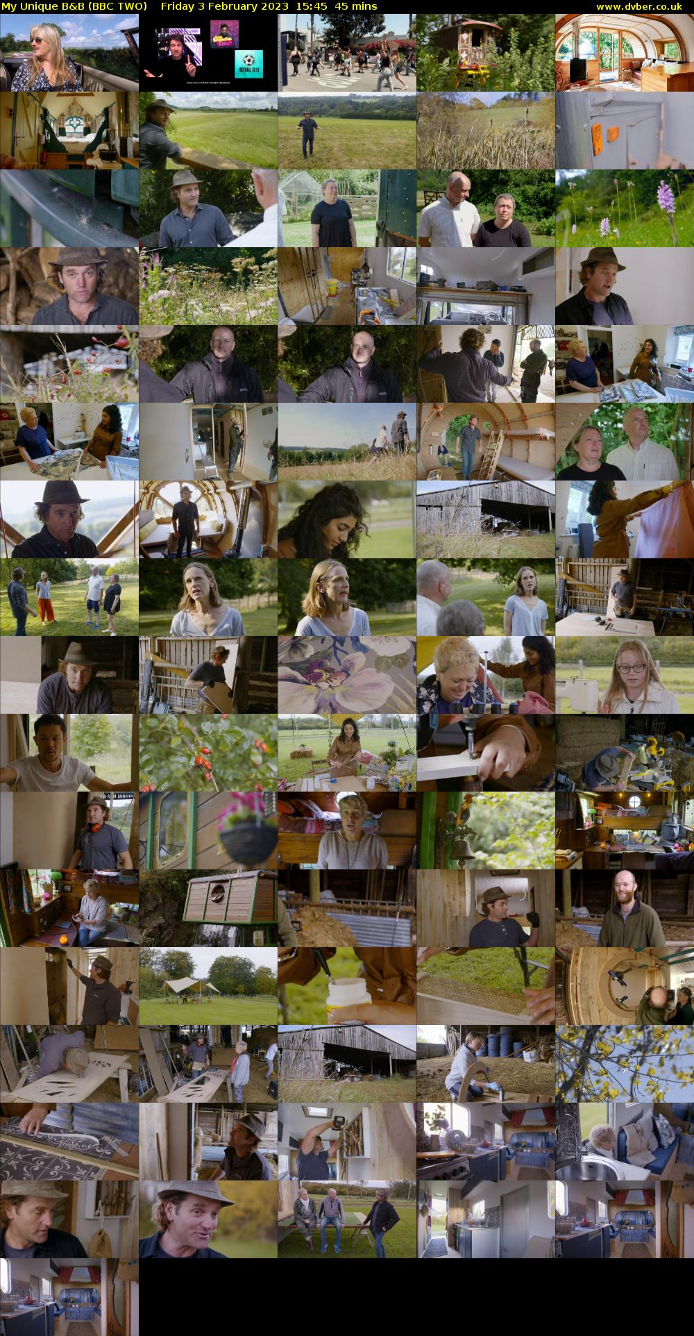 My Unique B&B (BBC TWO) Friday 3 February 2023 15:45 - 16:30