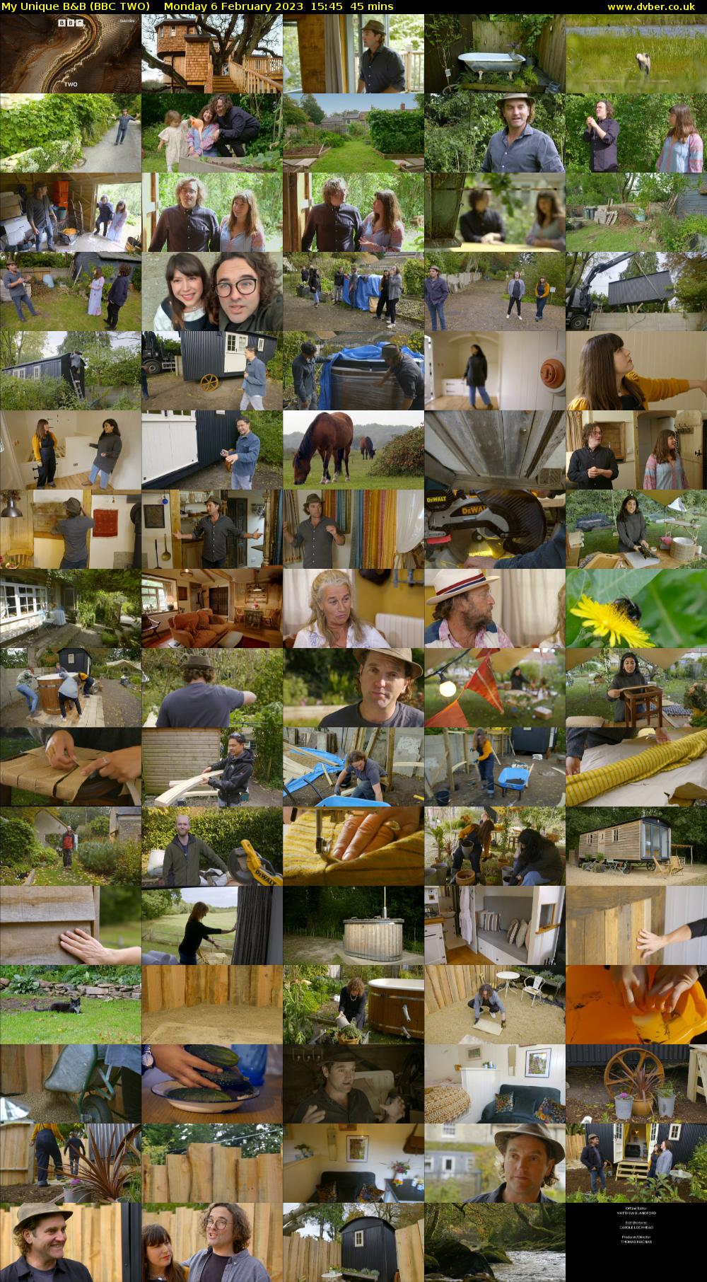 My Unique B&B (BBC TWO) Monday 6 February 2023 15:45 - 16:30
