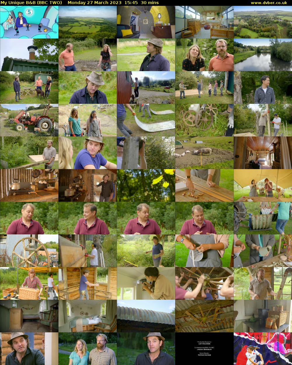 My Unique B&B (BBC TWO) Monday 27 March 2023 15:45 - 16:15