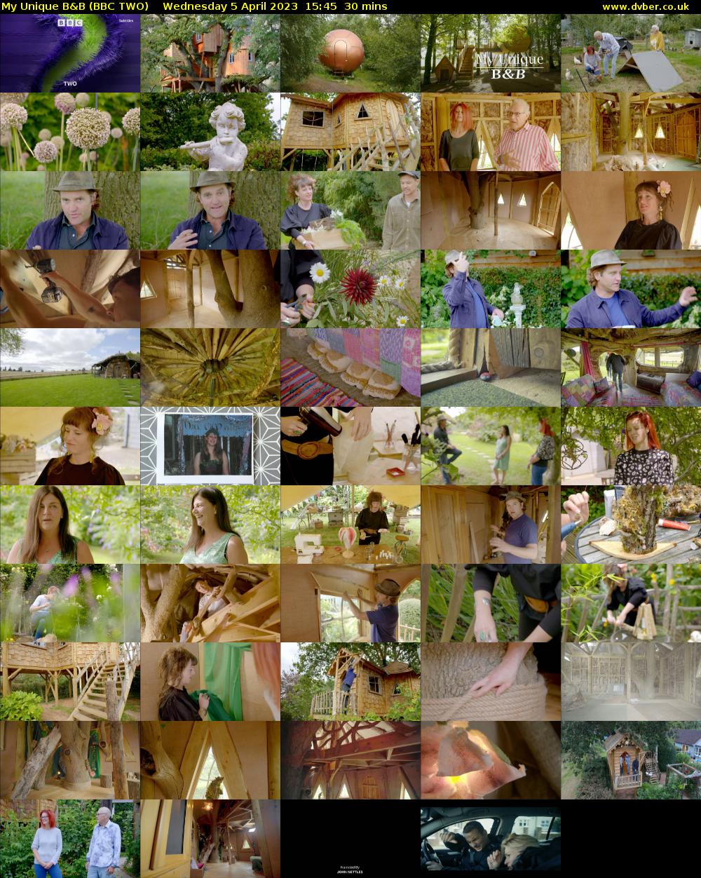 My Unique B&B (BBC TWO) Wednesday 5 April 2023 15:45 - 16:15