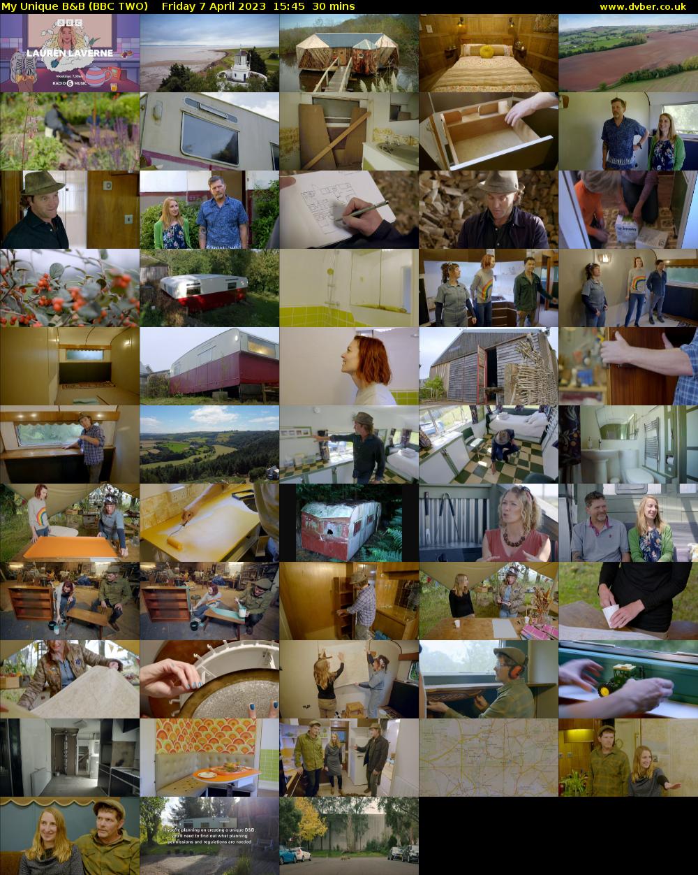 My Unique B&B (BBC TWO) Friday 7 April 2023 15:45 - 16:15