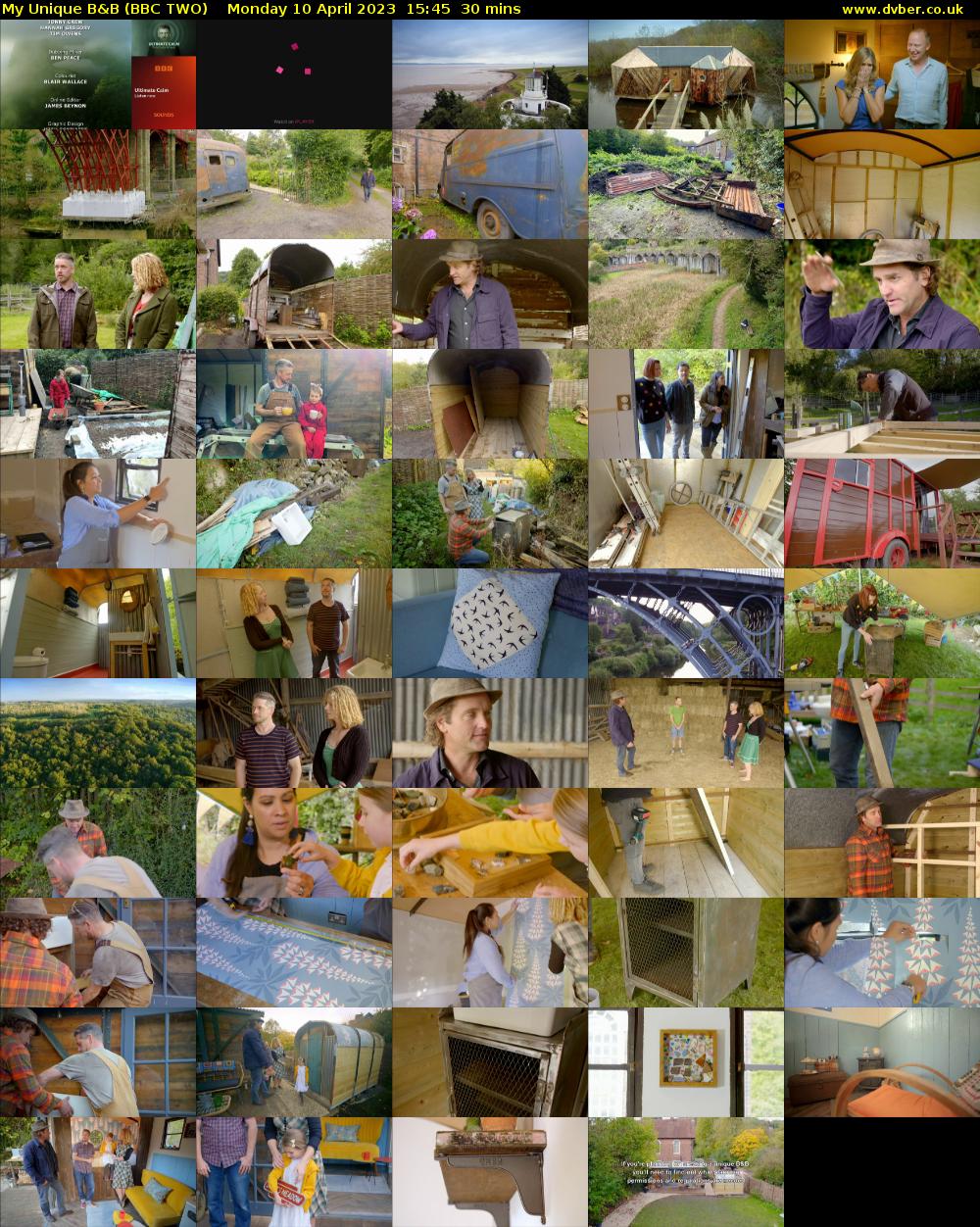 My Unique B&B (BBC TWO) Monday 10 April 2023 15:45 - 16:15