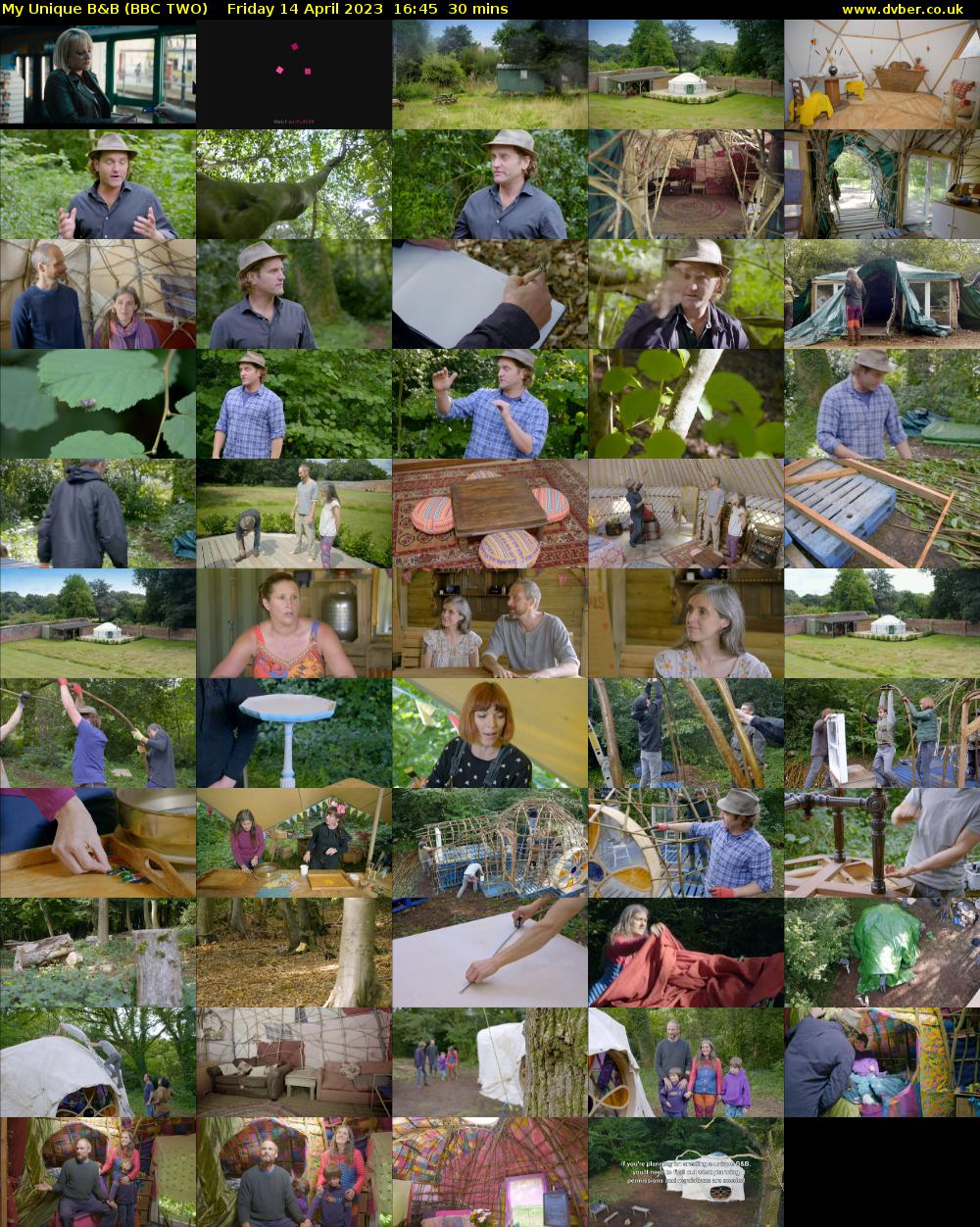My Unique B&B (BBC TWO) Friday 14 April 2023 16:45 - 17:15