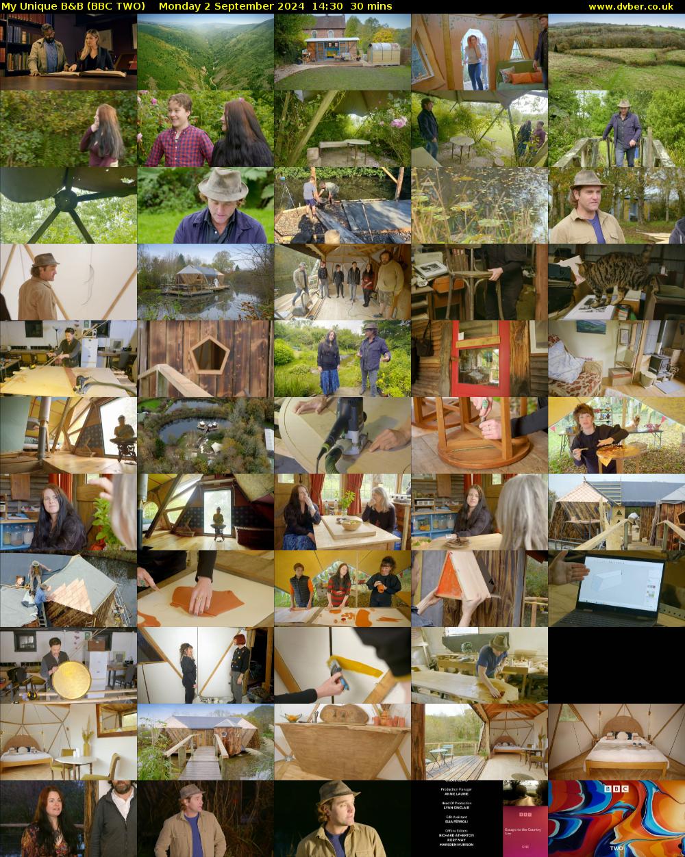 My Unique B&B (BBC TWO) Monday 2 September 2024 14:30 - 15:00