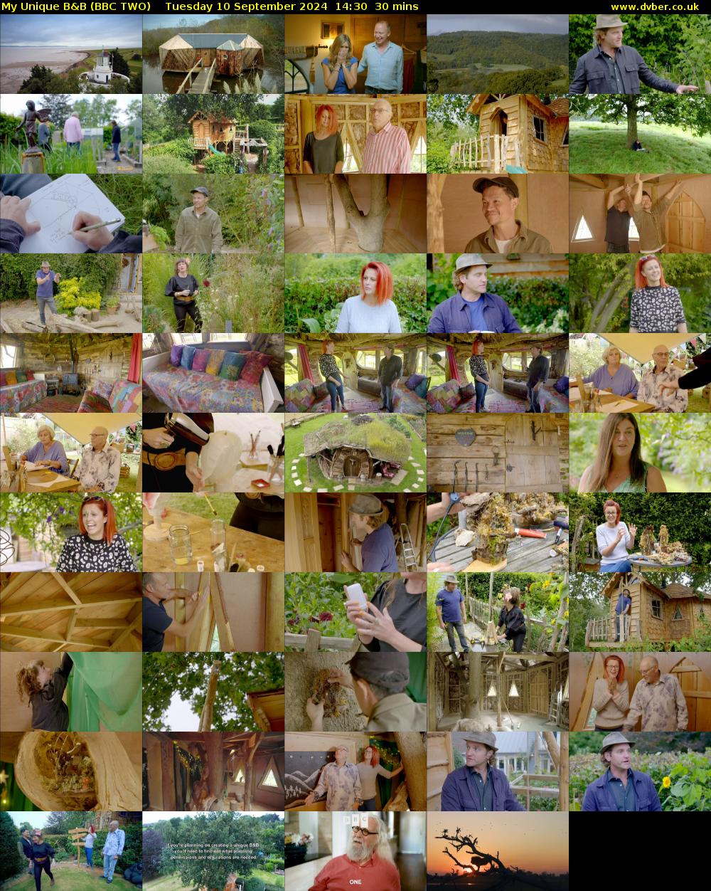 My Unique B&B (BBC TWO) Tuesday 10 September 2024 14:30 - 15:00
