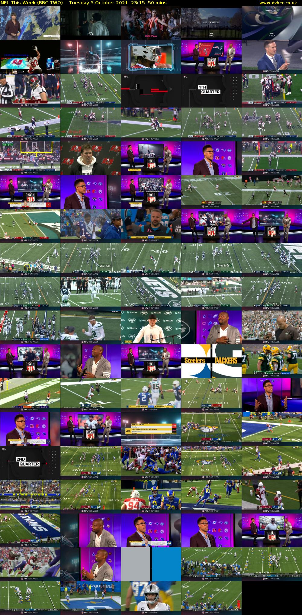 NFL This Week (BBC TWO) Tuesday 5 October 2021 23:15 - 00:05