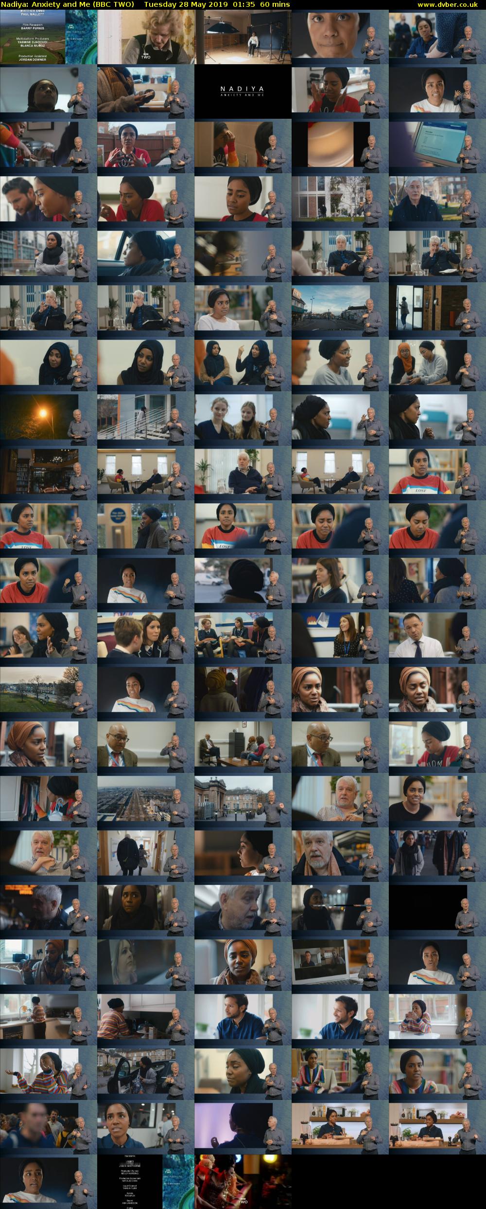 Nadiya: Anxiety and Me (BBC TWO) Tuesday 28 May 2019 01:35 - 02:35