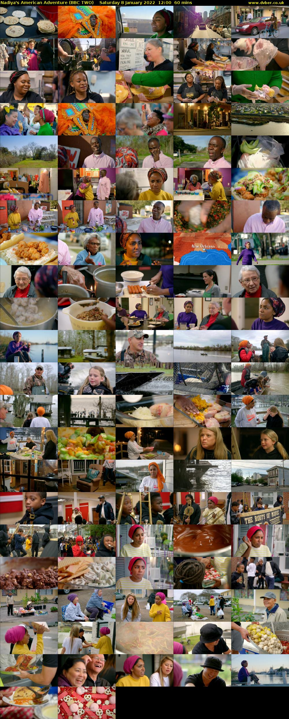 Nadiya's American Adventure (BBC TWO) Saturday 8 January 2022 12:00 - 13:00