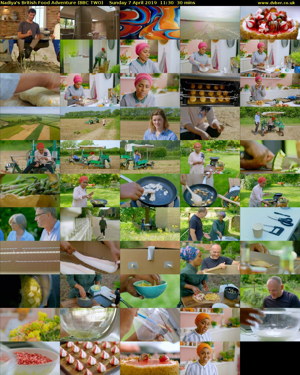 Nadiya's British Food Adventure (BBC TWO) Sunday 7 April 2019 11:30 - 12:00