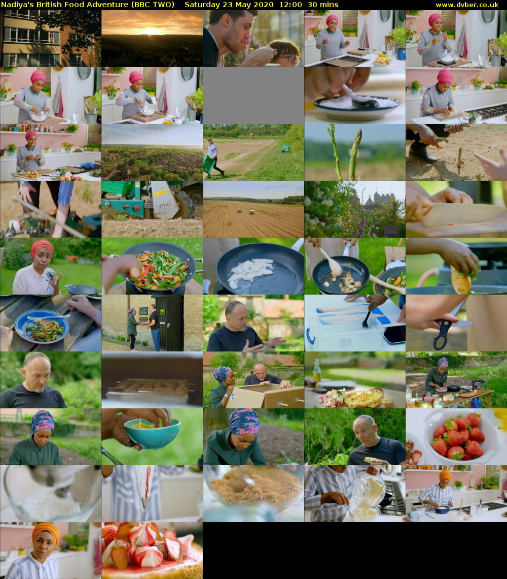 Nadiya's British Food Adventure (BBC TWO) Saturday 23 May 2020 12:00 - 12:30