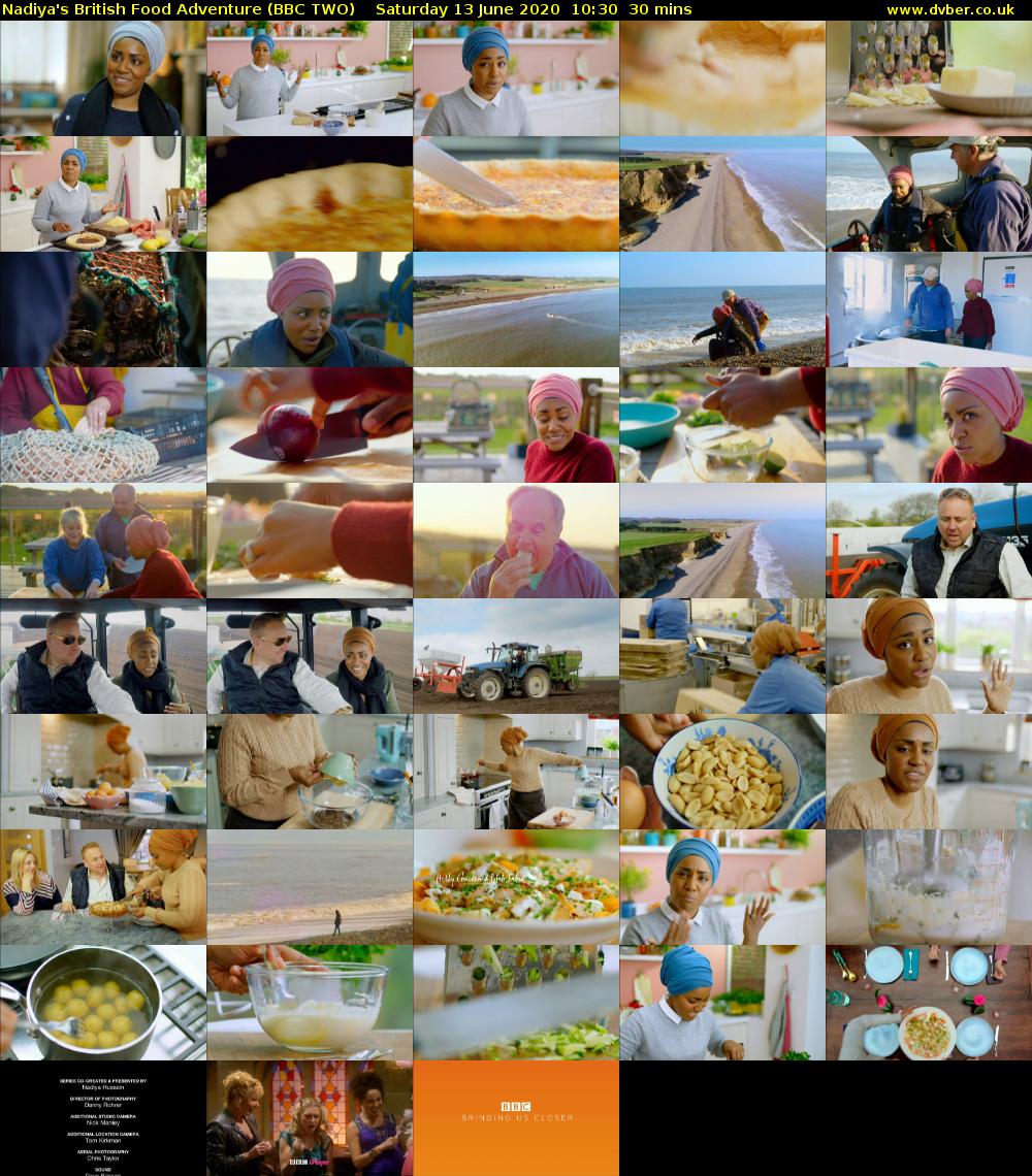 Nadiya's British Food Adventure (BBC TWO) Saturday 13 June 2020 10:30 - 11:00