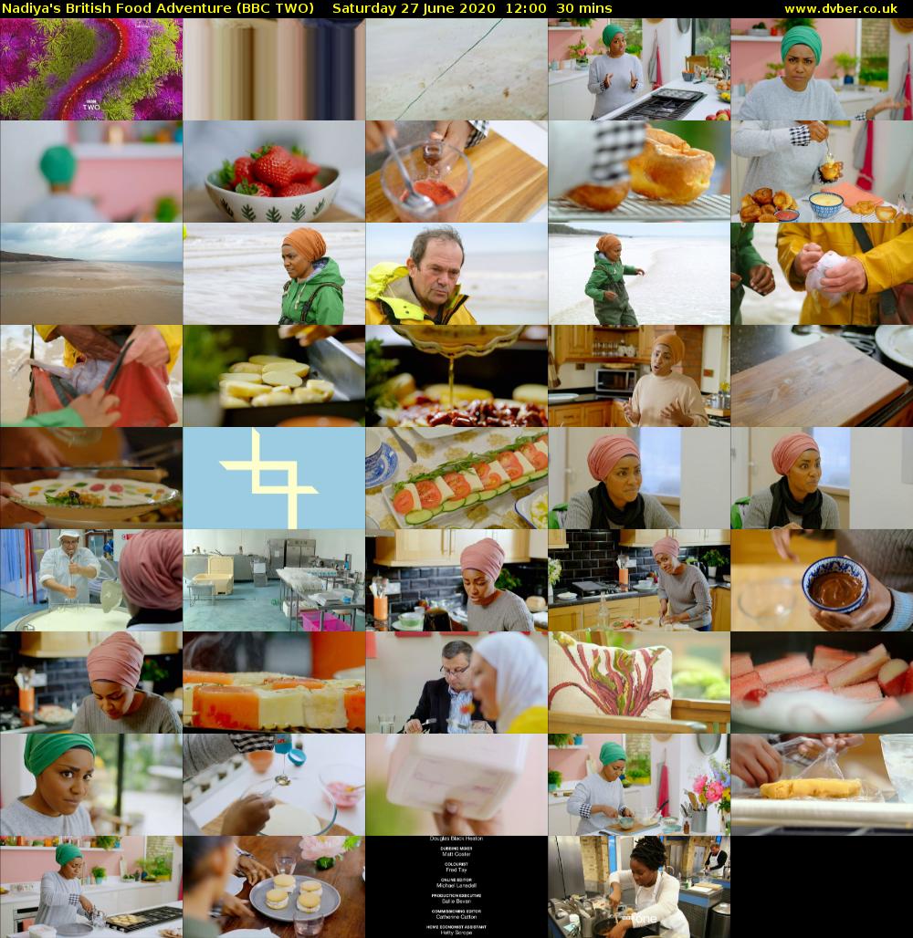 Nadiya's British Food Adventure (BBC TWO) Saturday 27 June 2020 12:00 - 12:30