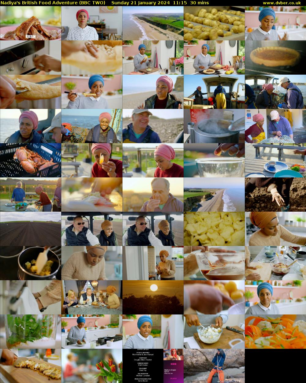 Nadiya's British Food Adventure (BBC TWO) Sunday 21 January 2024 11:15 - 11:45