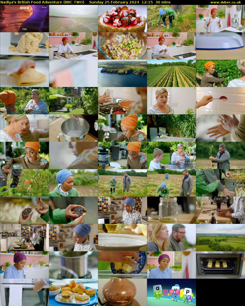 Nadiya's British Food Adventure (BBC TWO) Sunday 25 February 2024 12:15 - 12:45