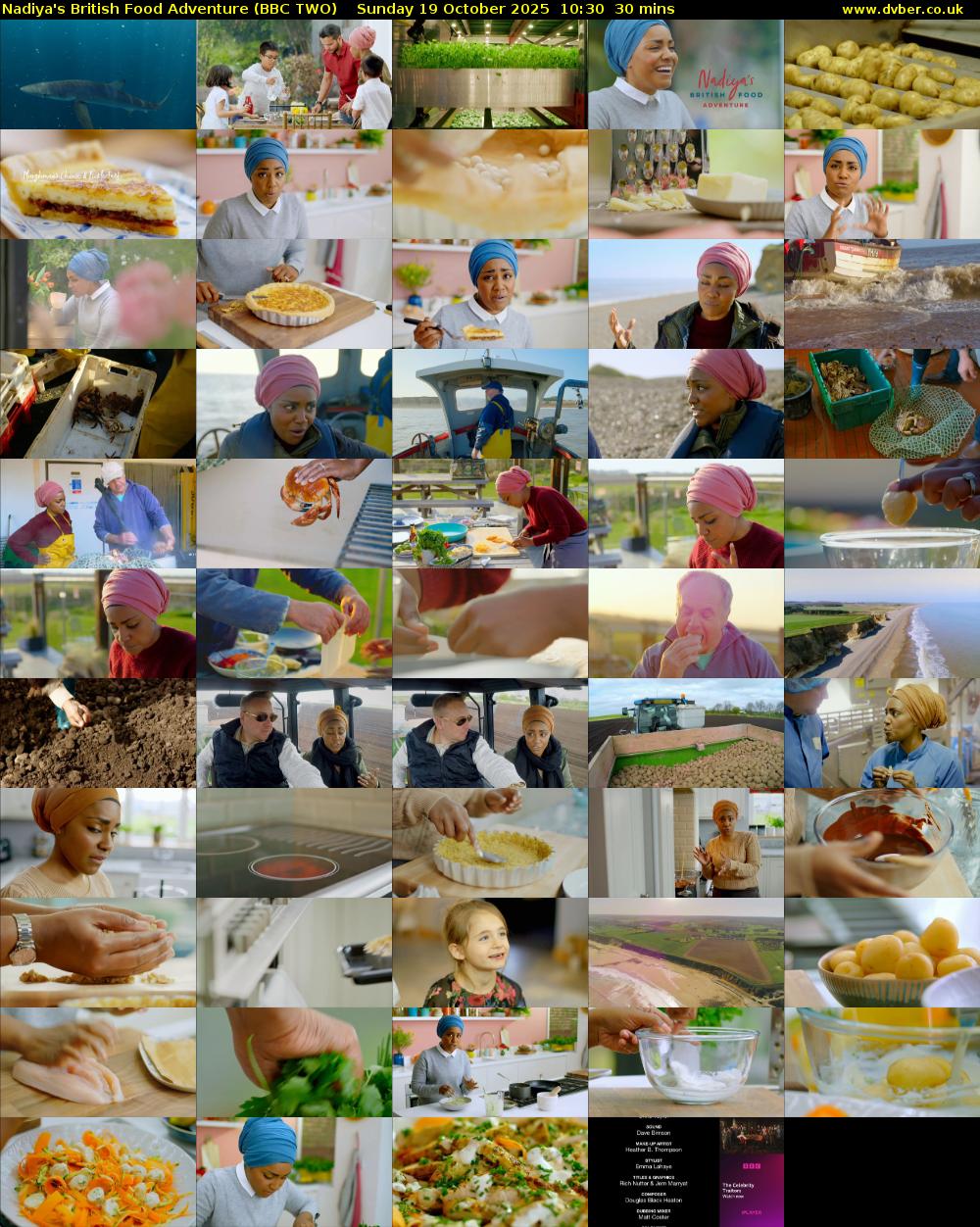 Nadiya's British Food Adventure (BBC TWO) Sunday 19 October 2025 10:30 - 11:00