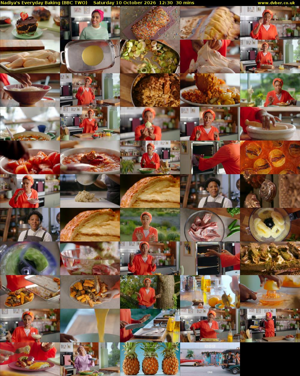 Nadiya's Everyday Baking (BBC TWO) Saturday 10 October 2026 12:30 - 13:00