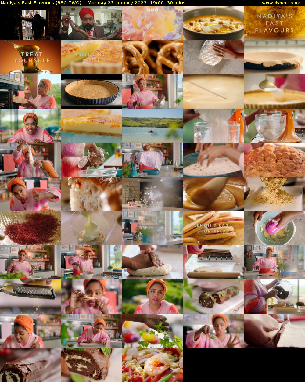 Nadiya's Fast Flavours (BBC TWO) Monday 23 January 2023 19:00 - 19:30