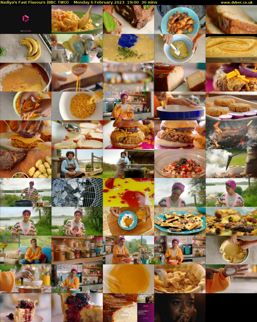 Nadiya's Fast Flavours (BBC TWO) Monday 6 February 2023 19:00 - 19:30