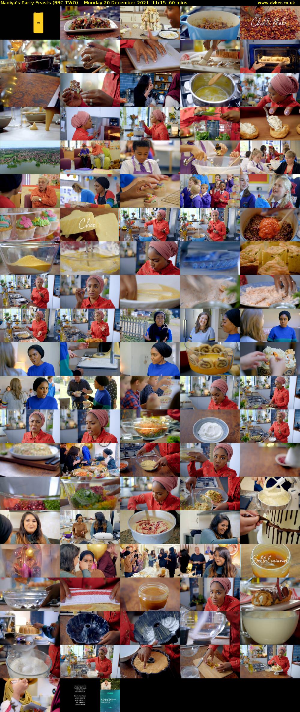 Nadiya's Party Feasts (BBC TWO) Monday 20 December 2021 11:15 - 12:15
