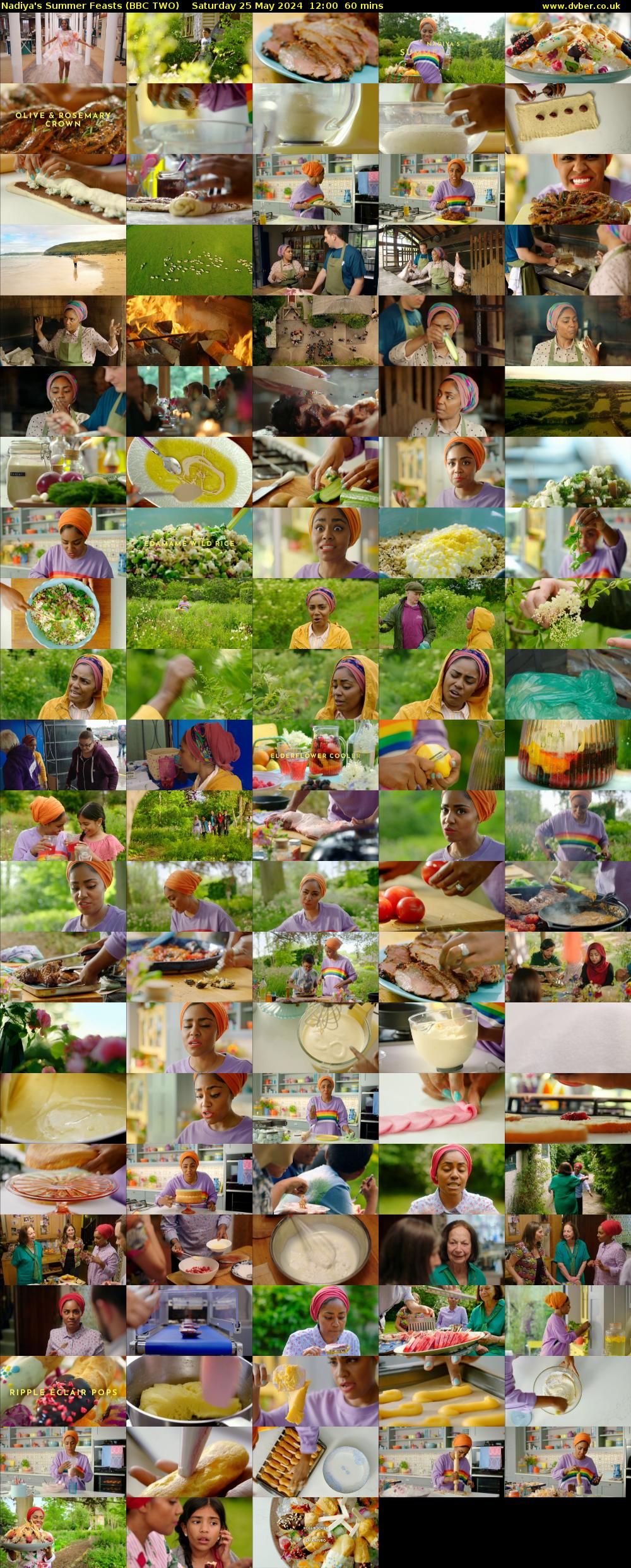 Nadiya's Summer Feasts (BBC TWO) Saturday 25 May 2024 12:00 - 13:00