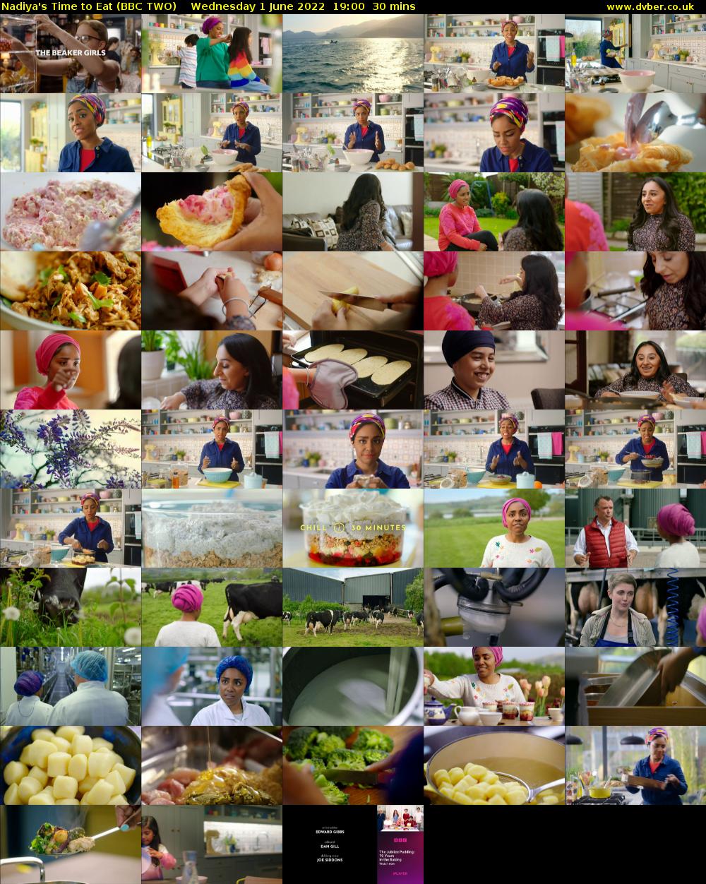 Nadiya's Time to Eat (BBC TWO) Wednesday 1 June 2022 19:00 - 19:30
