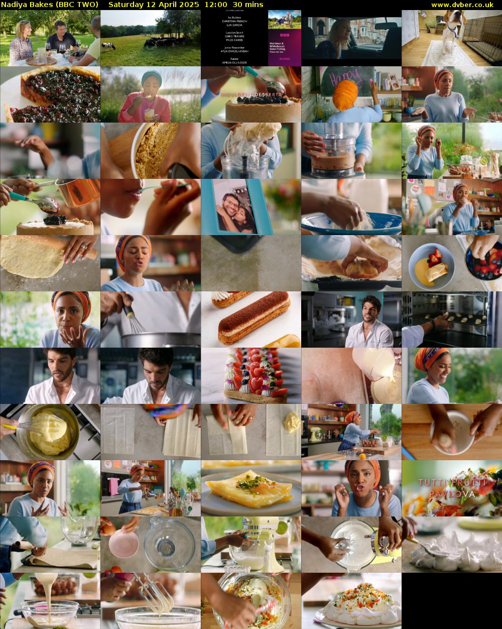 Nadiya Bakes (BBC TWO) Saturday 12 April 2025 12:00 - 12:30