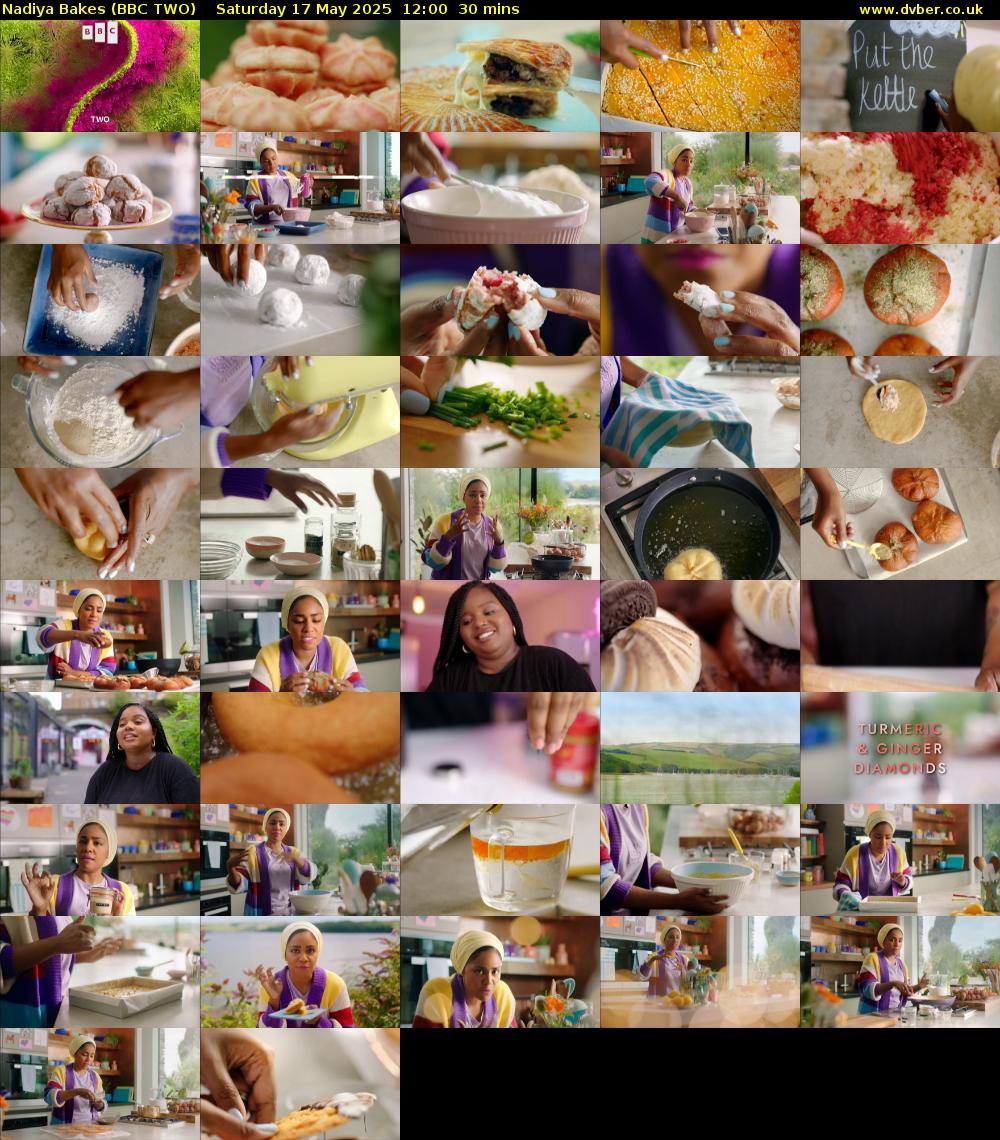 Nadiya Bakes (BBC TWO) Saturday 17 May 2025 12:00 - 12:30