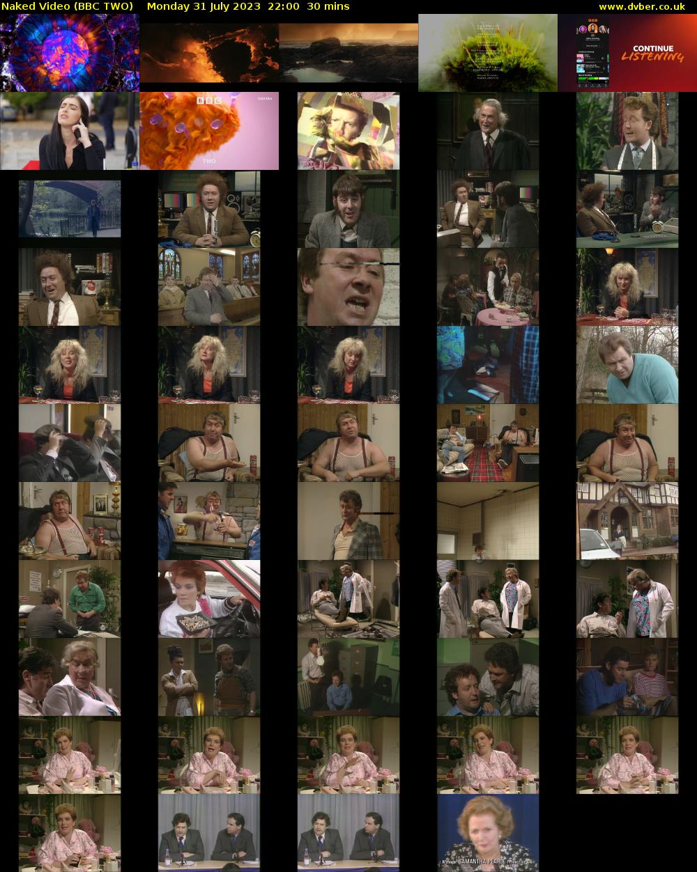 Naked Video (BBC TWO) Monday 31 July 2023 22:00 - 22:30