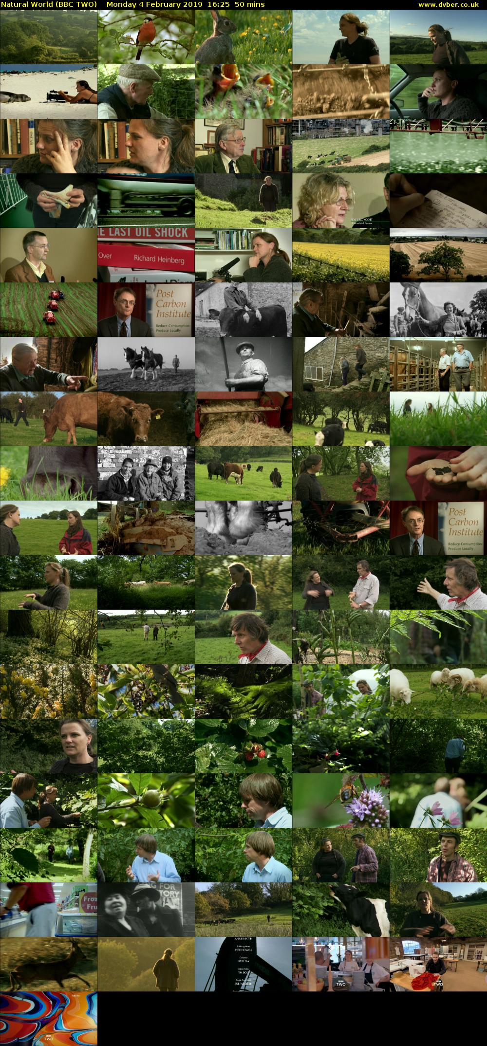 Natural World (BBC TWO) Monday 4 February 2019 16:25 - 17:15
