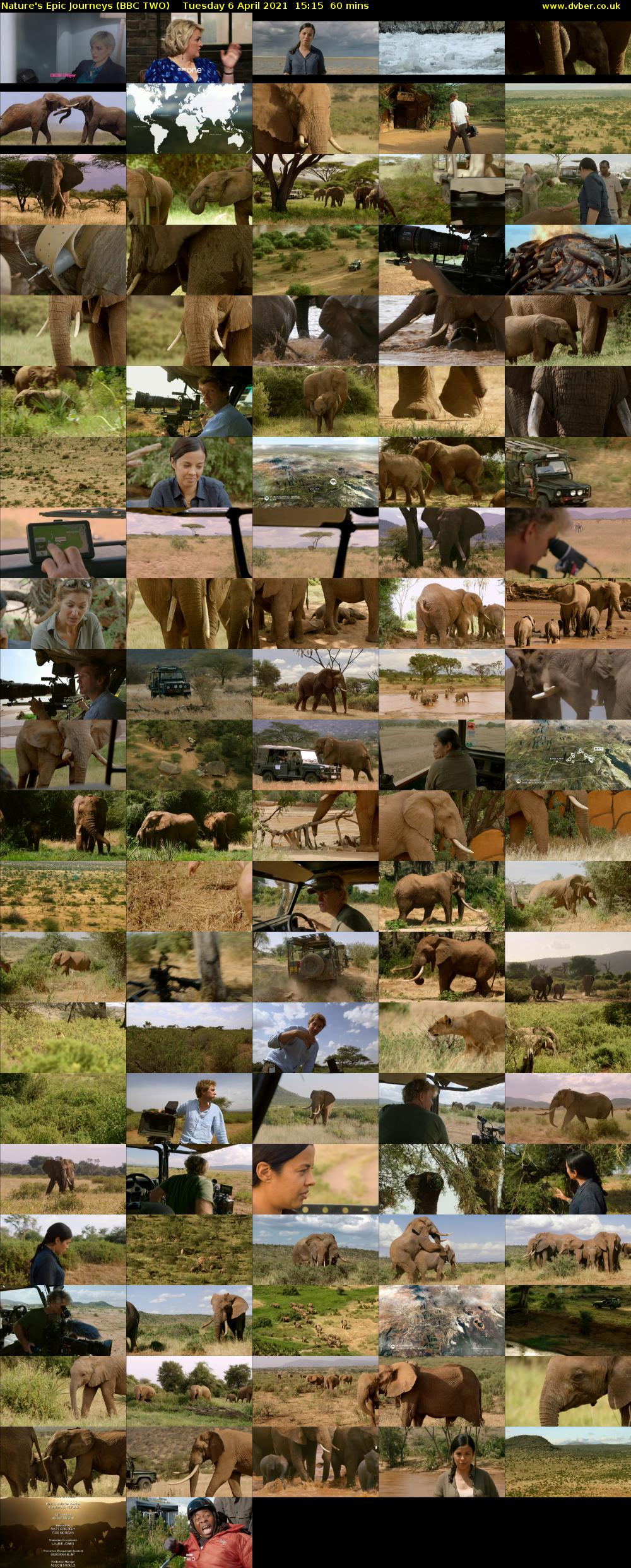 Nature's Epic Journeys (BBC TWO) Tuesday 6 April 2021 15:15 - 16:15