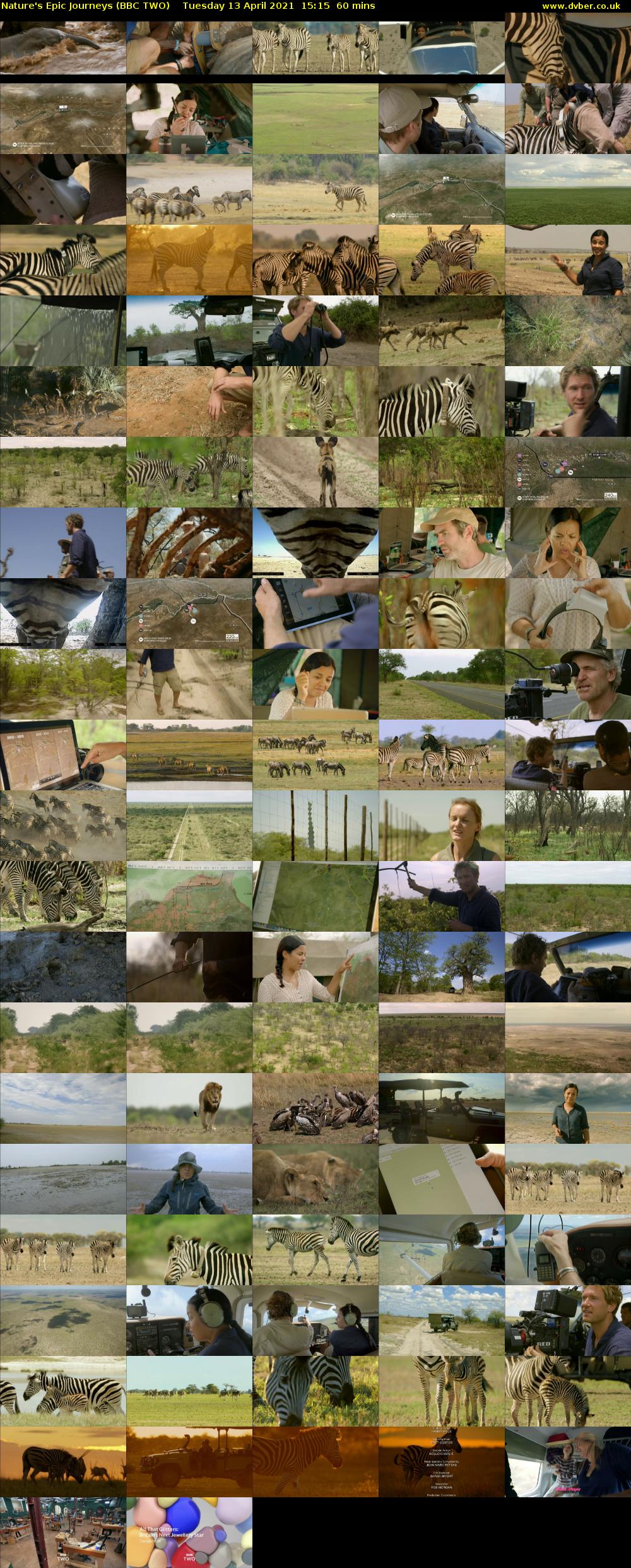 Nature's Epic Journeys (BBC TWO) Tuesday 13 April 2021 15:15 - 16:15