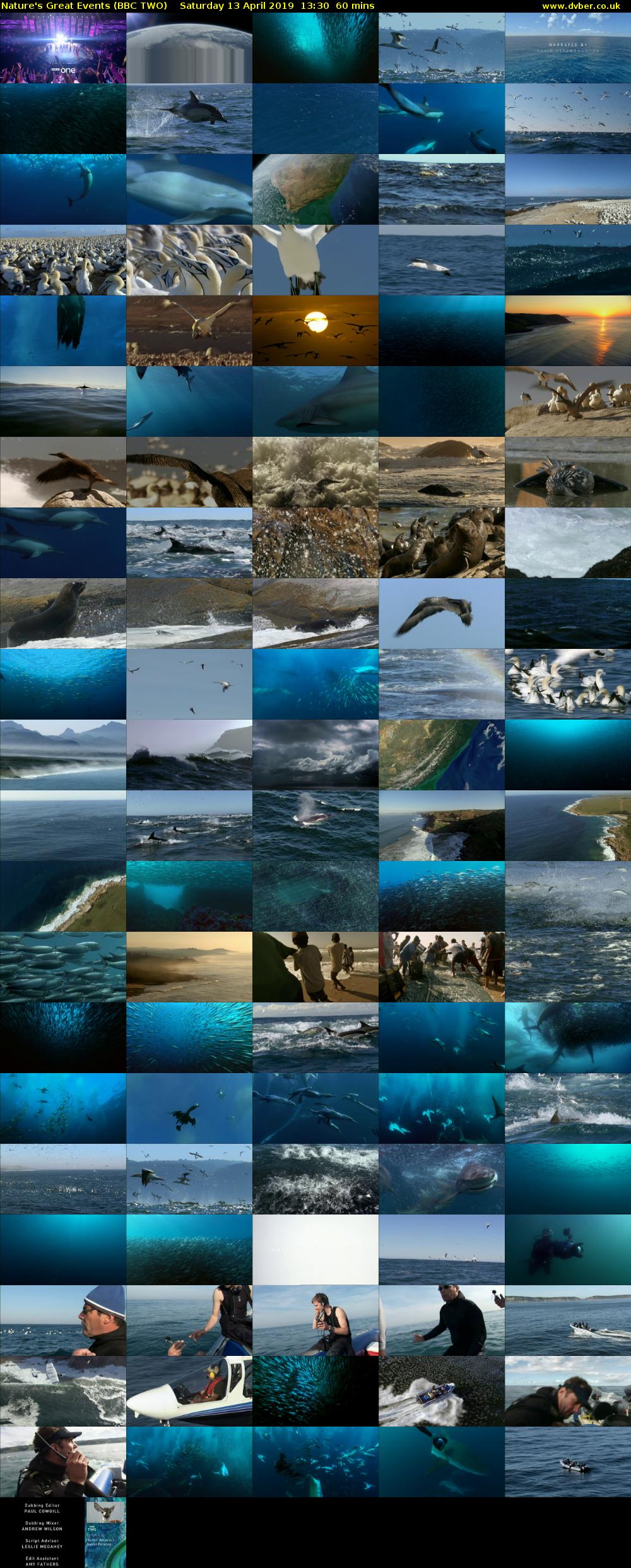Nature's Great Events (BBC TWO) Saturday 13 April 2019 13:30 - 14:30