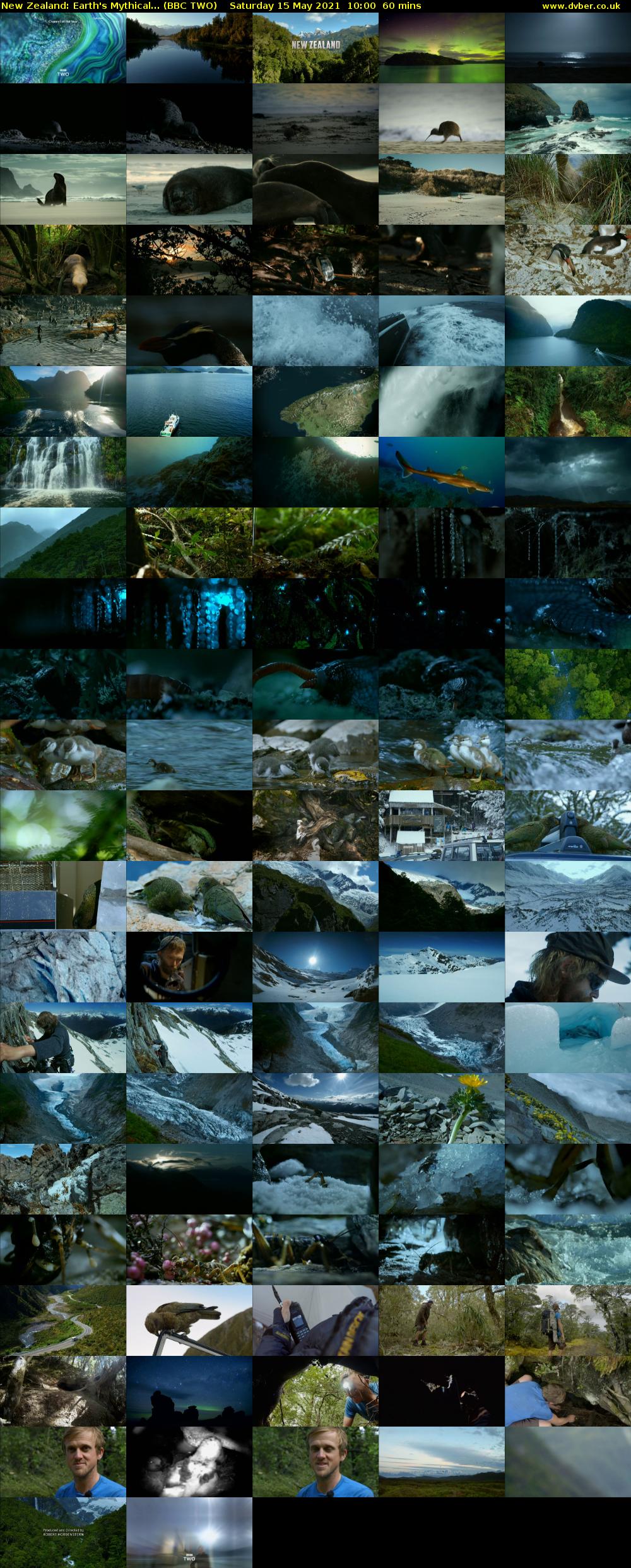 New Zealand: Earth's Mythical... (BBC TWO) Saturday 15 May 2021 10:00 - 11:00