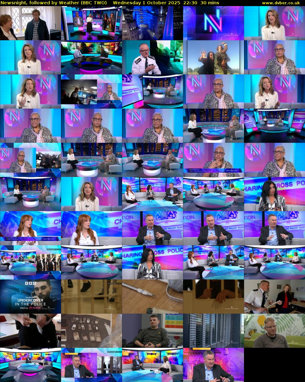 Newsnight, followed by Weather (BBC TWO) Wednesday 1 October 2025 22:30 - 23:00