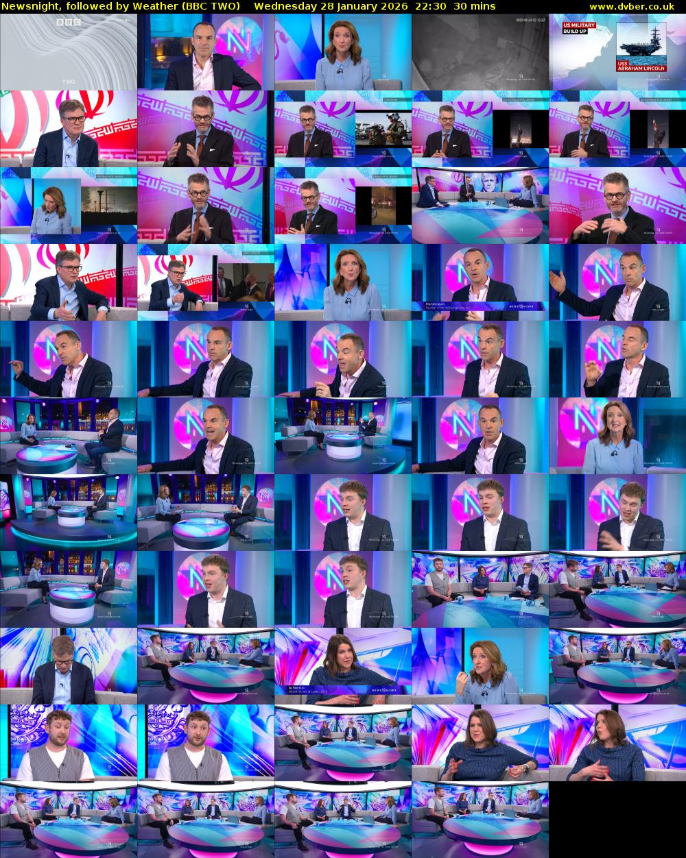 Newsnight, followed by Weather (BBC TWO) Wednesday 28 January 2026 22:30 - 23:00
