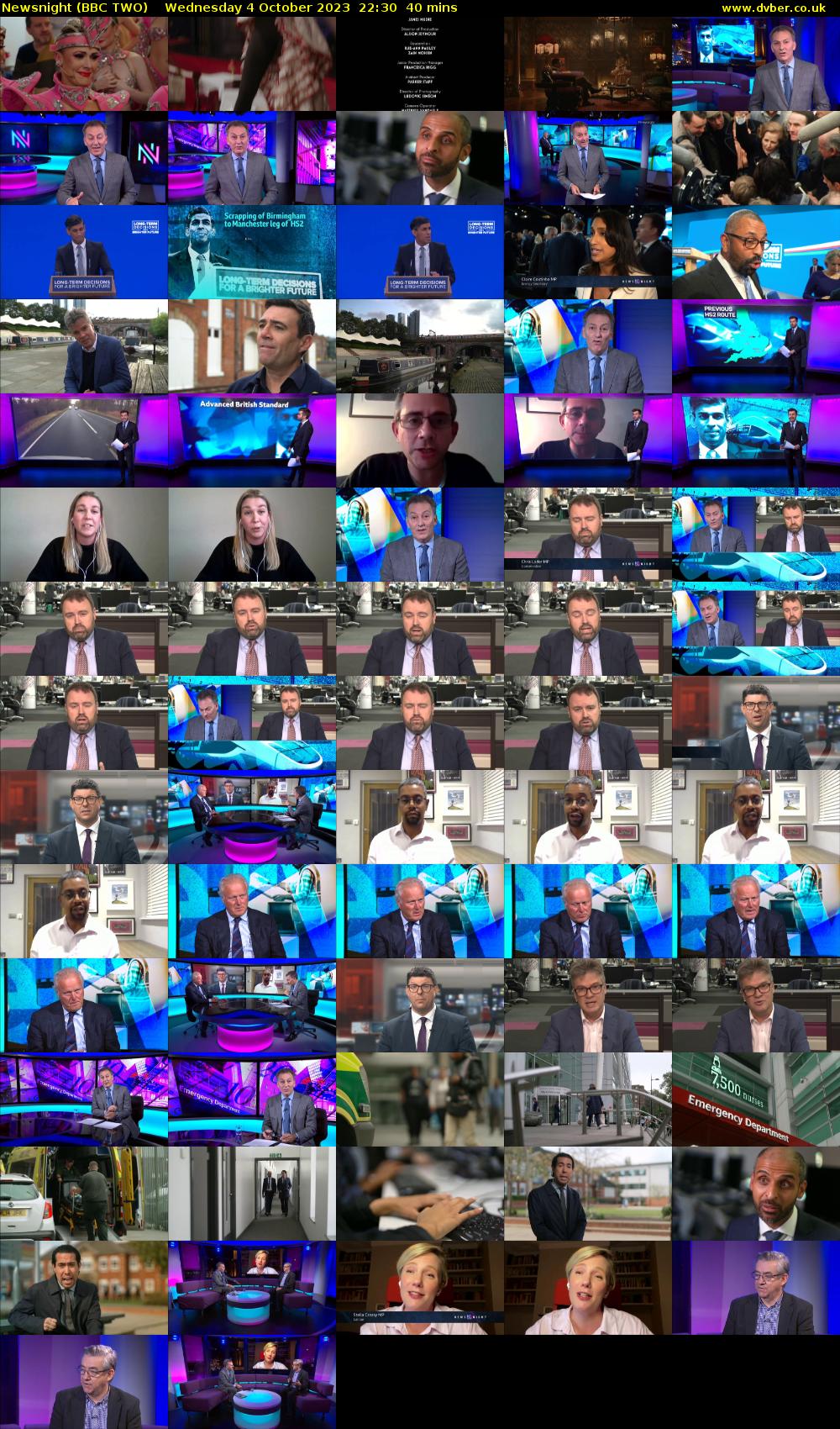 Newsnight (BBC TWO) Wednesday 4 October 2023 22:30 - 23:10